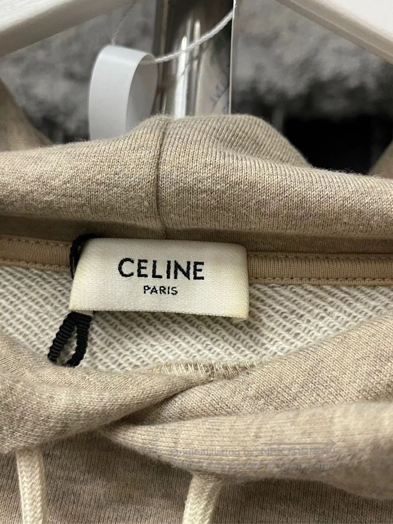 Other celine oat-colored cropped hoodie sweatshirt. Size L / US 10 / IT 46 - 6 Thumbnail