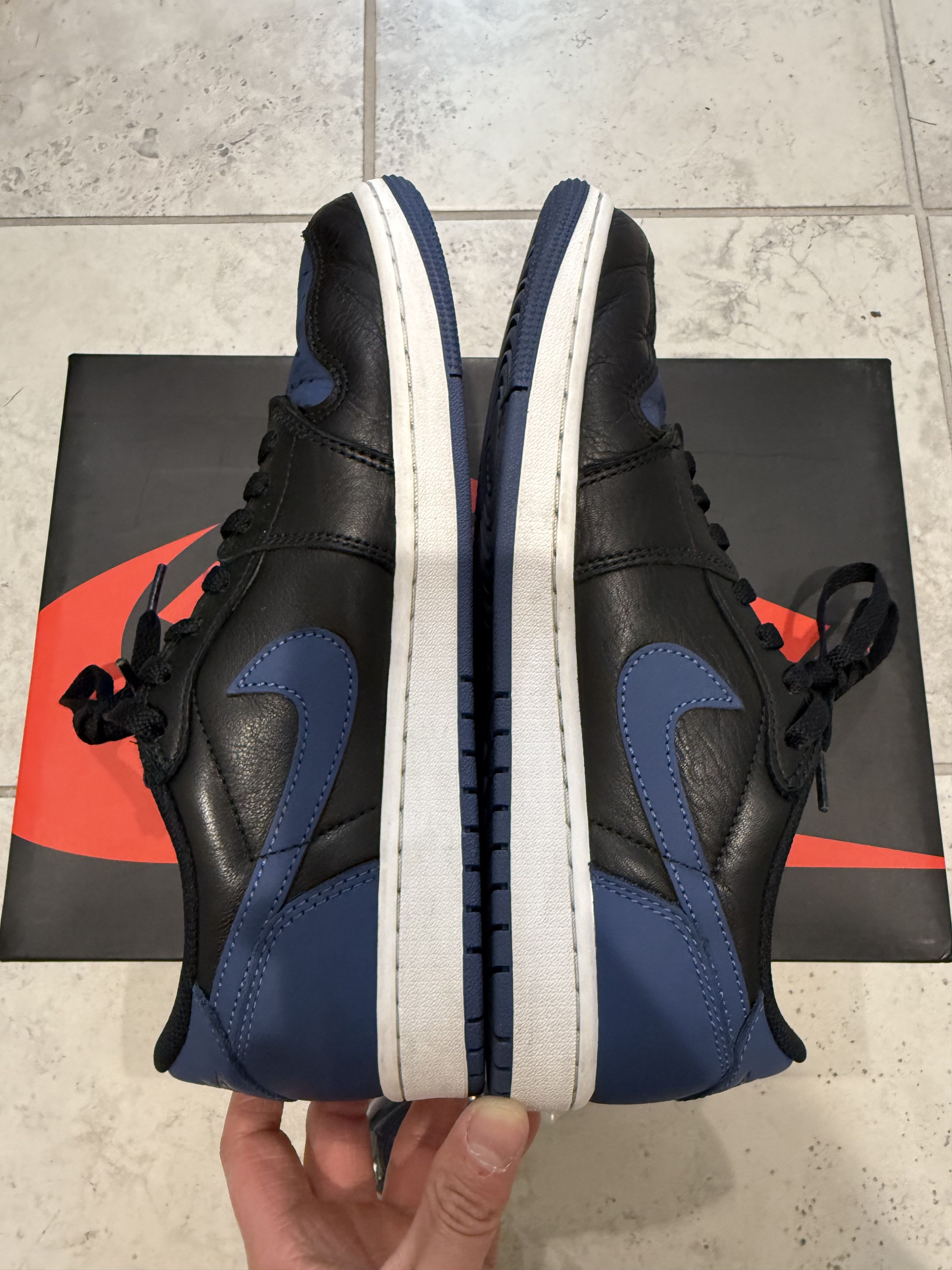 Jordan Brand Air Jordan 1 Low OG Mystic Navy CZ0790-041 US Men's 9.5 Size US 9.5 / EU 42-43 - 2 Thumbnail