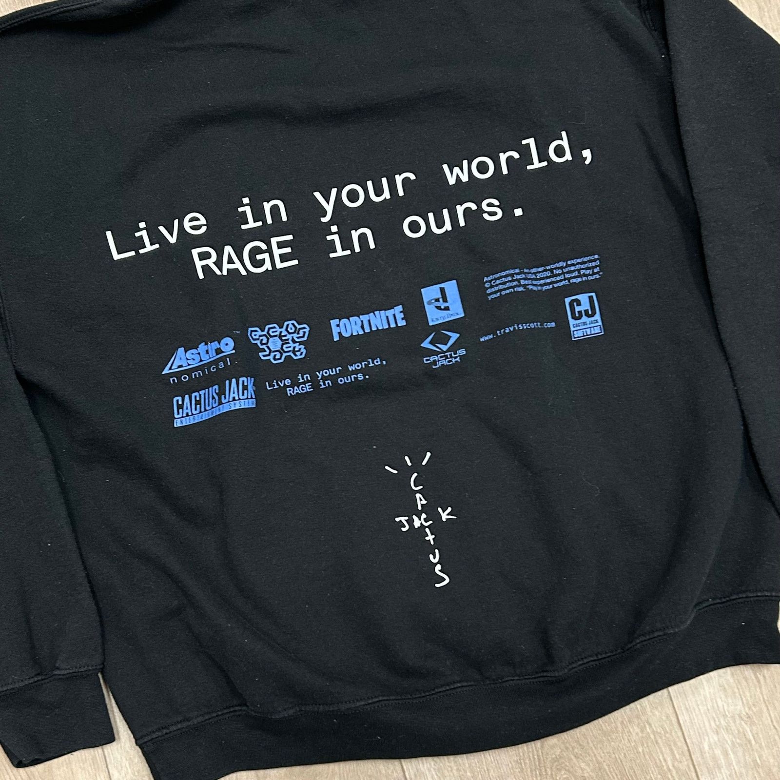 Travis Scott Travis Scott The Scotts World Hoodie Cactus Jack Fortnite Size US M / EU 48-50 / 2 - 6 Thumbnail