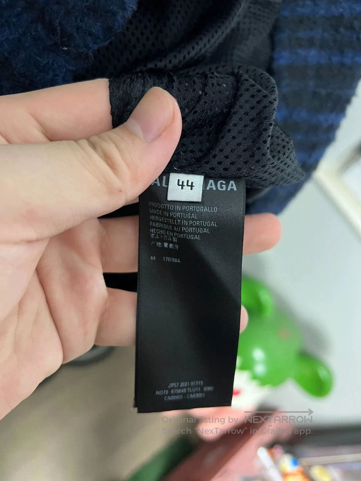 Balenciaga Balenciaga Sporty B Embroidered Wool Jacket. Size US XS / EU 42 / 0 - 4 Thumbnail