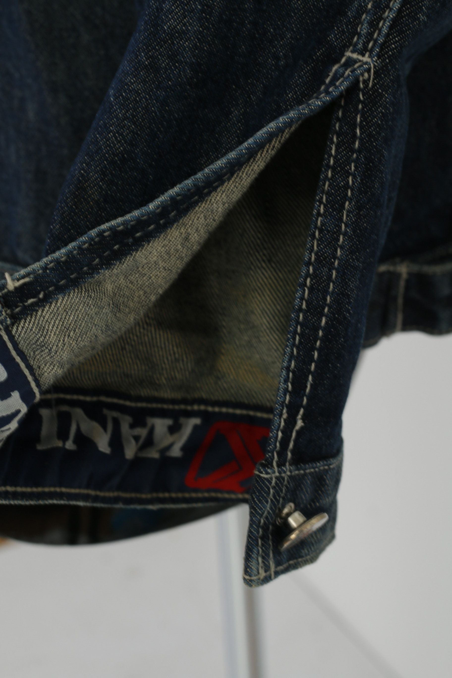 Karl Kani Vintage Karl Kani 3XL Denim Jacket Navy Cotton 0419 Size US XXL / EU 58 / 5 - 5 Thumbnail