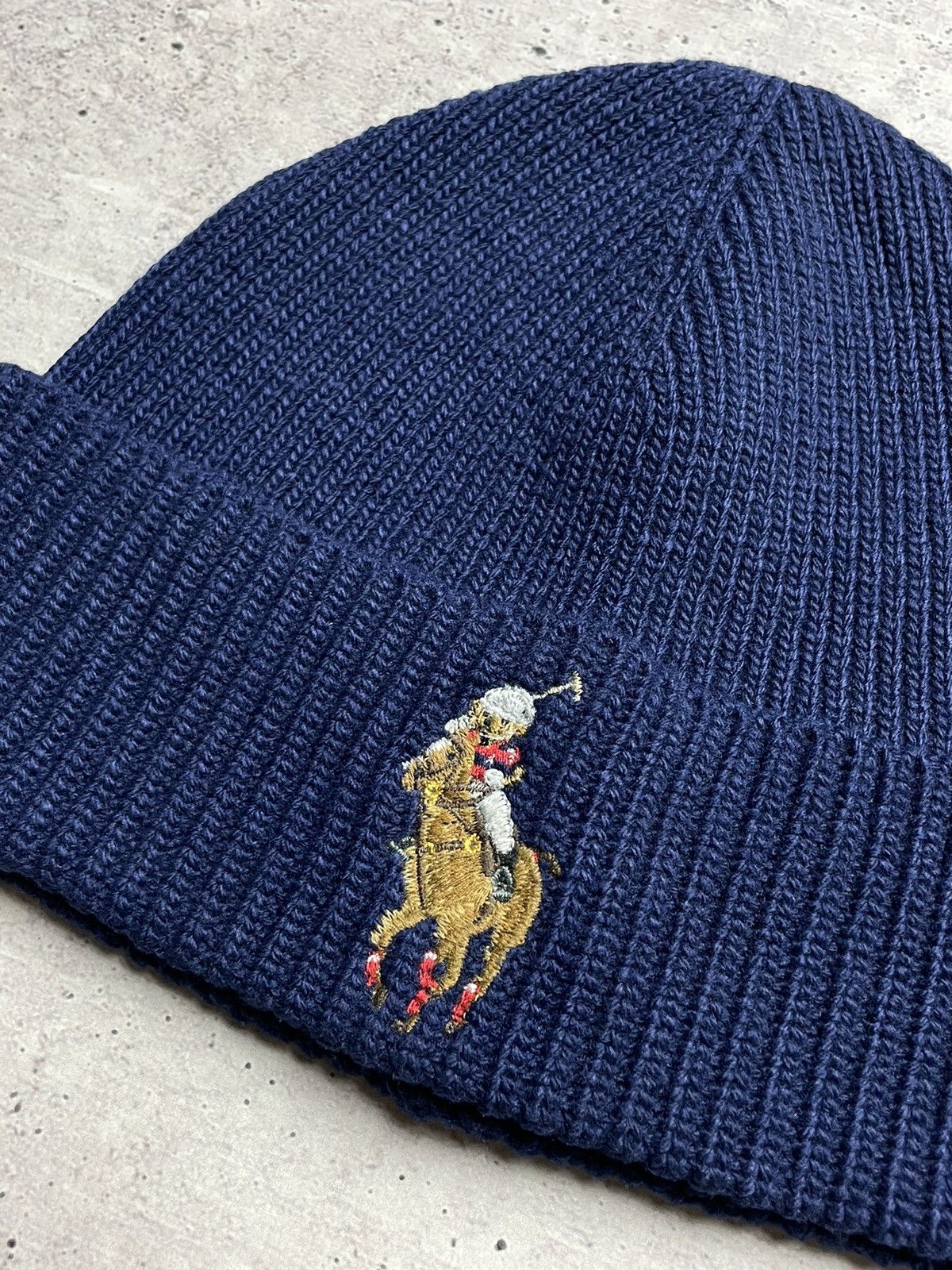Polo Ralph Lauren × Vintage Rare Vintage Polo Ralph Lauren Beanie Hat Size ONE SIZE - 3 Thumbnail