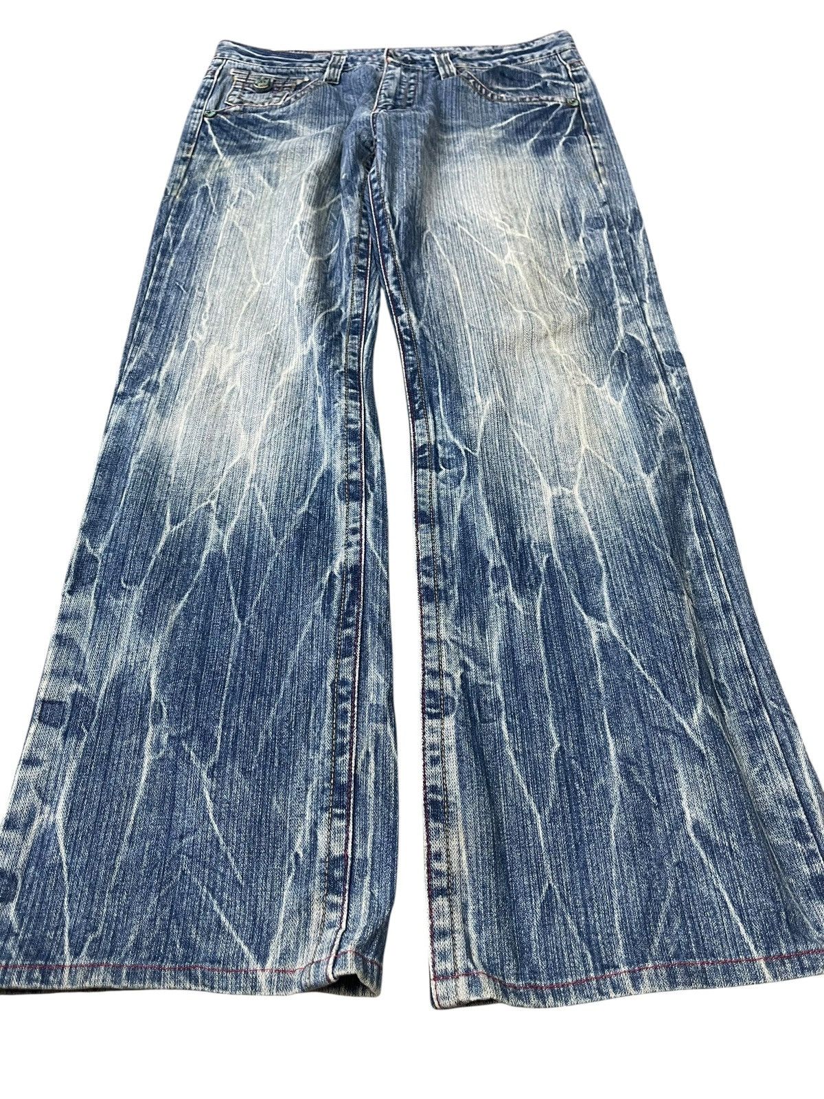 Japanese Brand Vintage B.S Raw Distressed Jeans Size US 34 / EU 50 - 16 Thumbnail