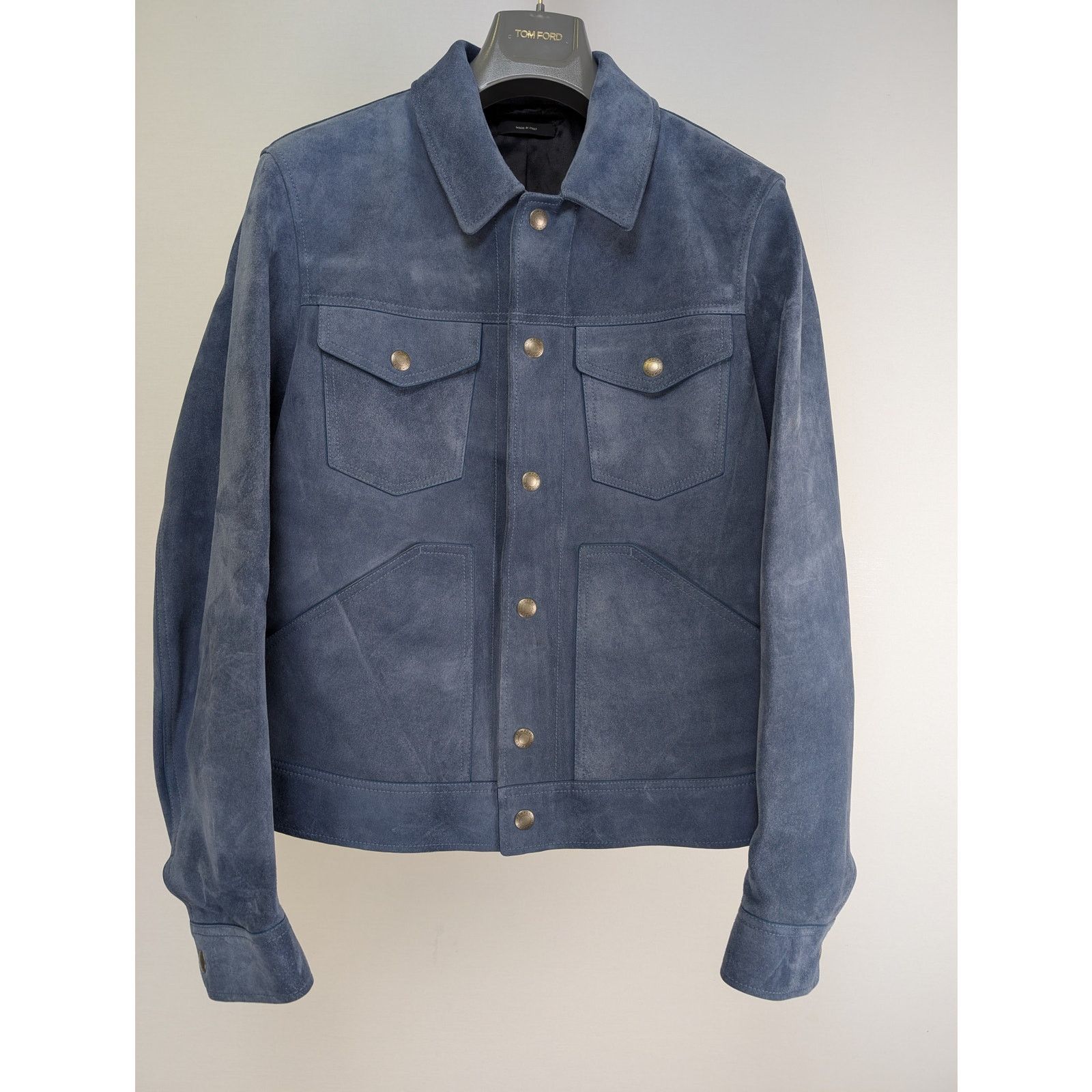 Tom Ford o1rshd1 Denim Jacket Blouson in Blue Size US L / EU 52-54 / 3 - 1 Thumbnail