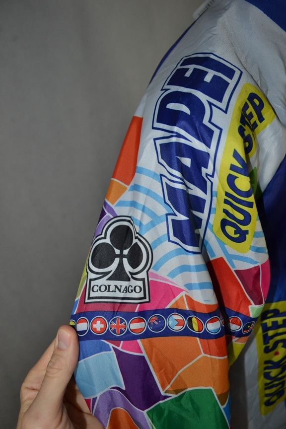 Vintage Sportful Team Mapei Quick-Step 2001 Insulated Warm Cycling Size US XXL / EU 58 / 5 - 11 Thumbnail