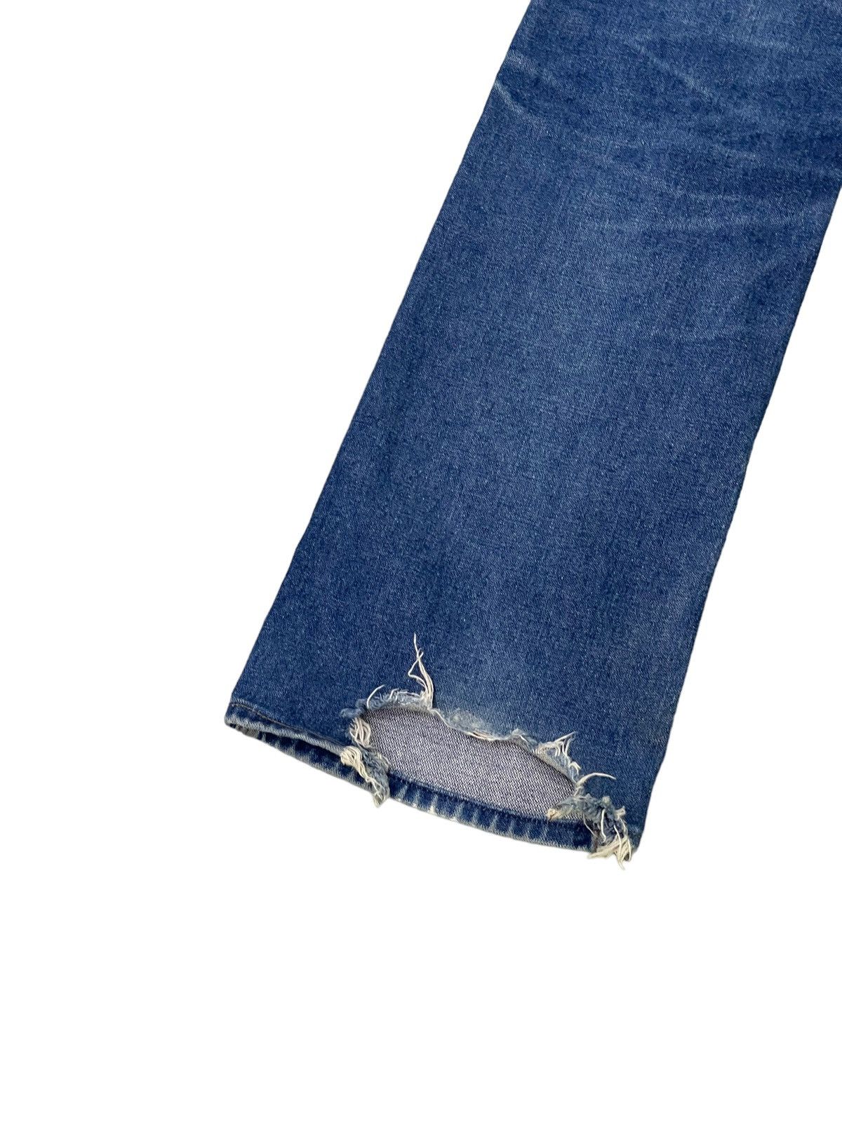 Wrangler Flare Jeans Vtg Wrangler USA Distress Boot Cut 7🟦5 Size US 28 / EU 44 - 15 Thumbnail