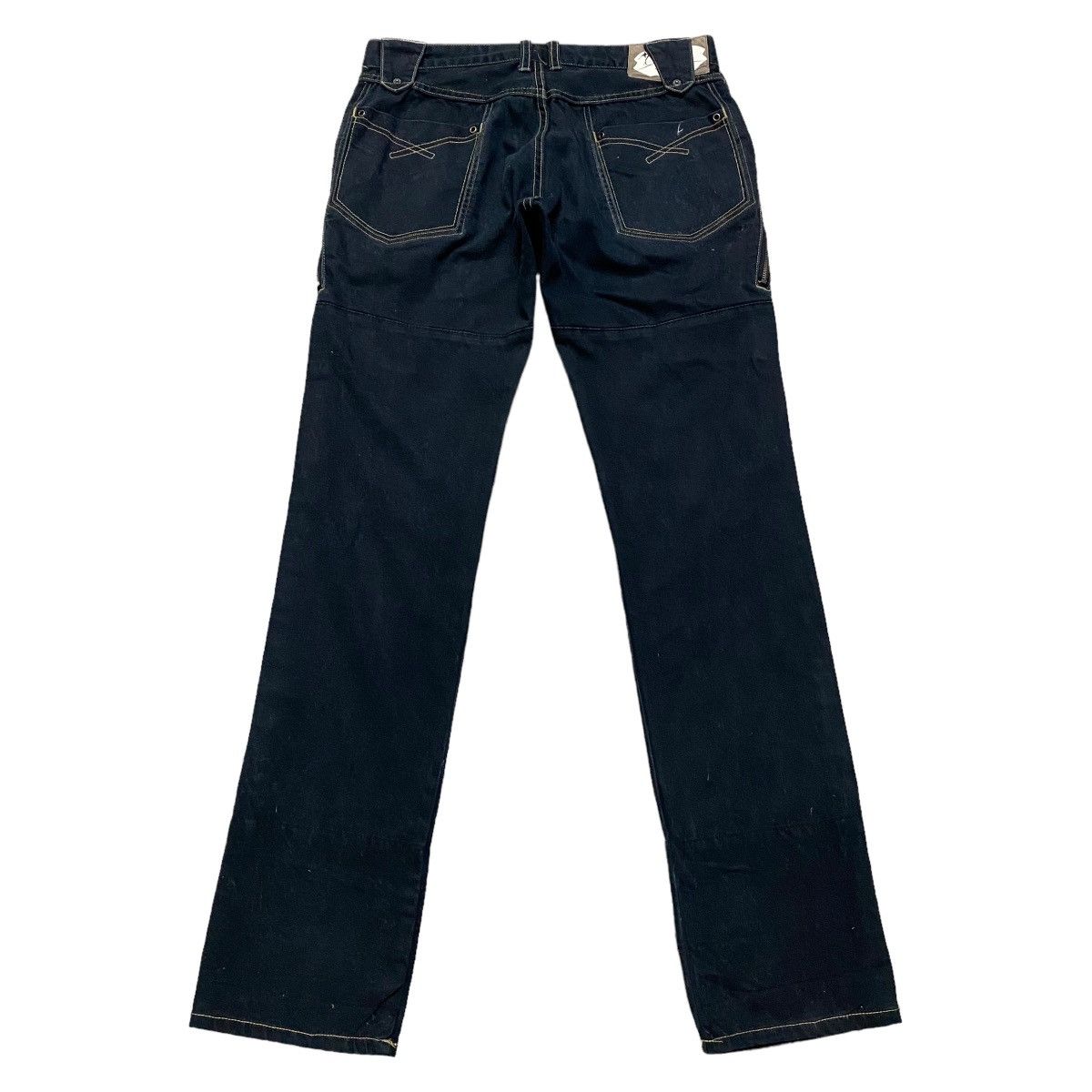 PPFM PPFM Checkered Denim Jeans Cropped Size US 31 - 2 Thumbnail