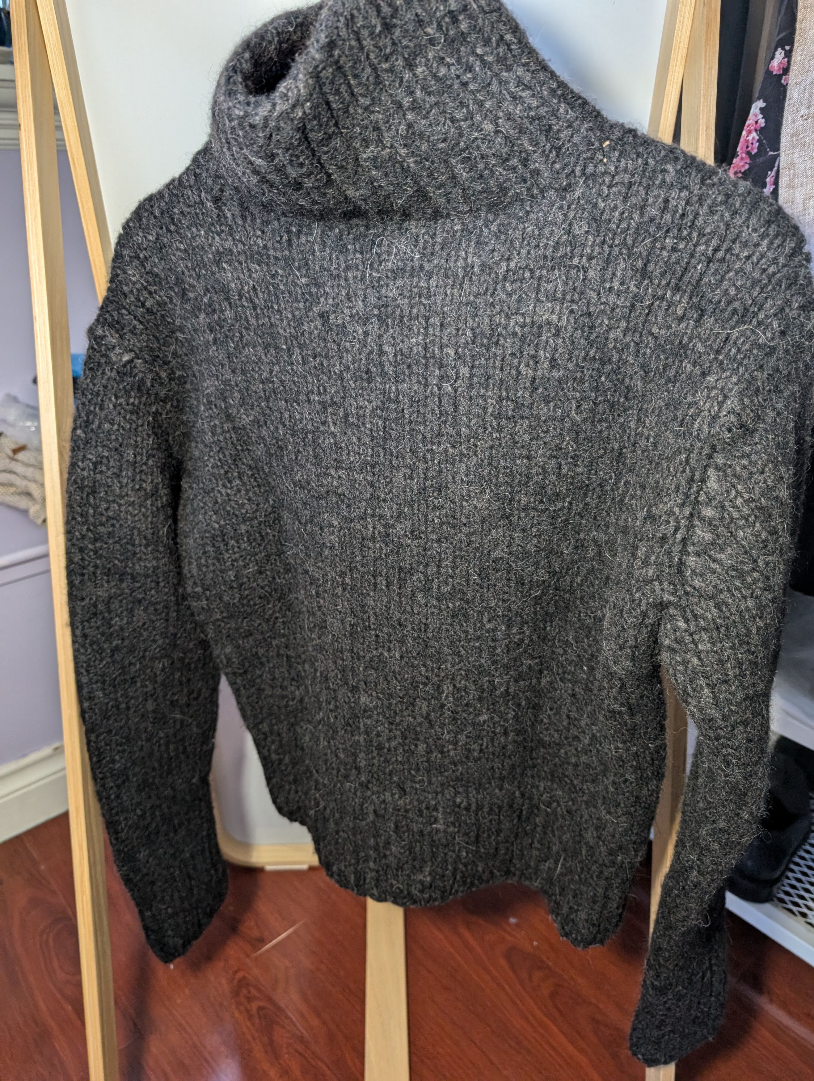Isamu Katayama Backlash Heavy alpaca wool zip up knit reversible Size US XS / EU 42 / 0 - 6 Thumbnail
