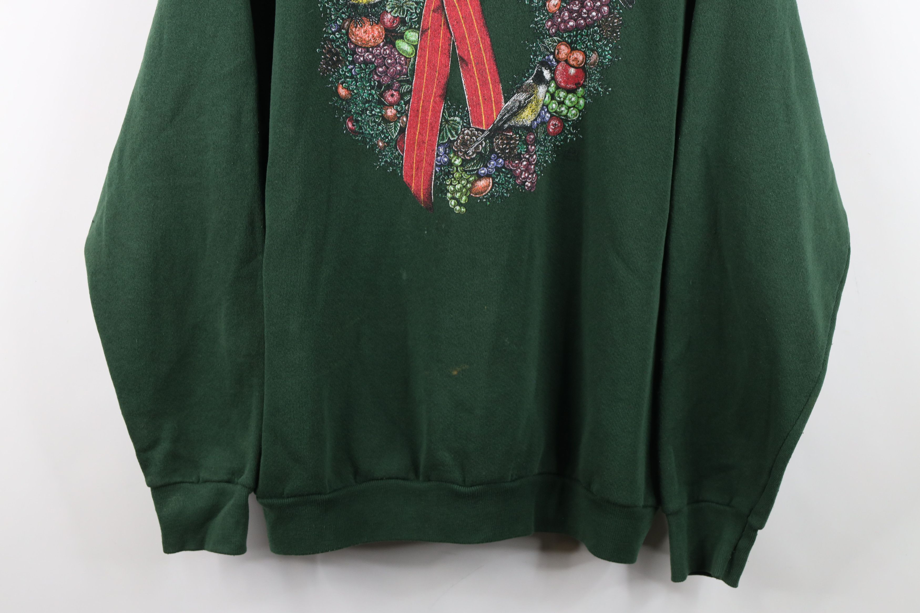 Vintage Vintage 90s Streetwear Christmas Bird Crewneck Sweatshirt Size L / US 10 / IT 46 - 3 Thumbnail