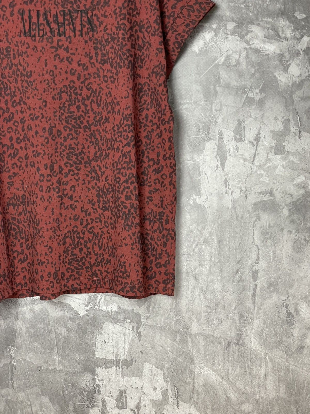 Allsaints × Vintage AllSaints Brackets Leo Logo Regular-fit T-Shirt - Vintage Size M / US 6-8 / IT 42-44 - 5 Thumbnail