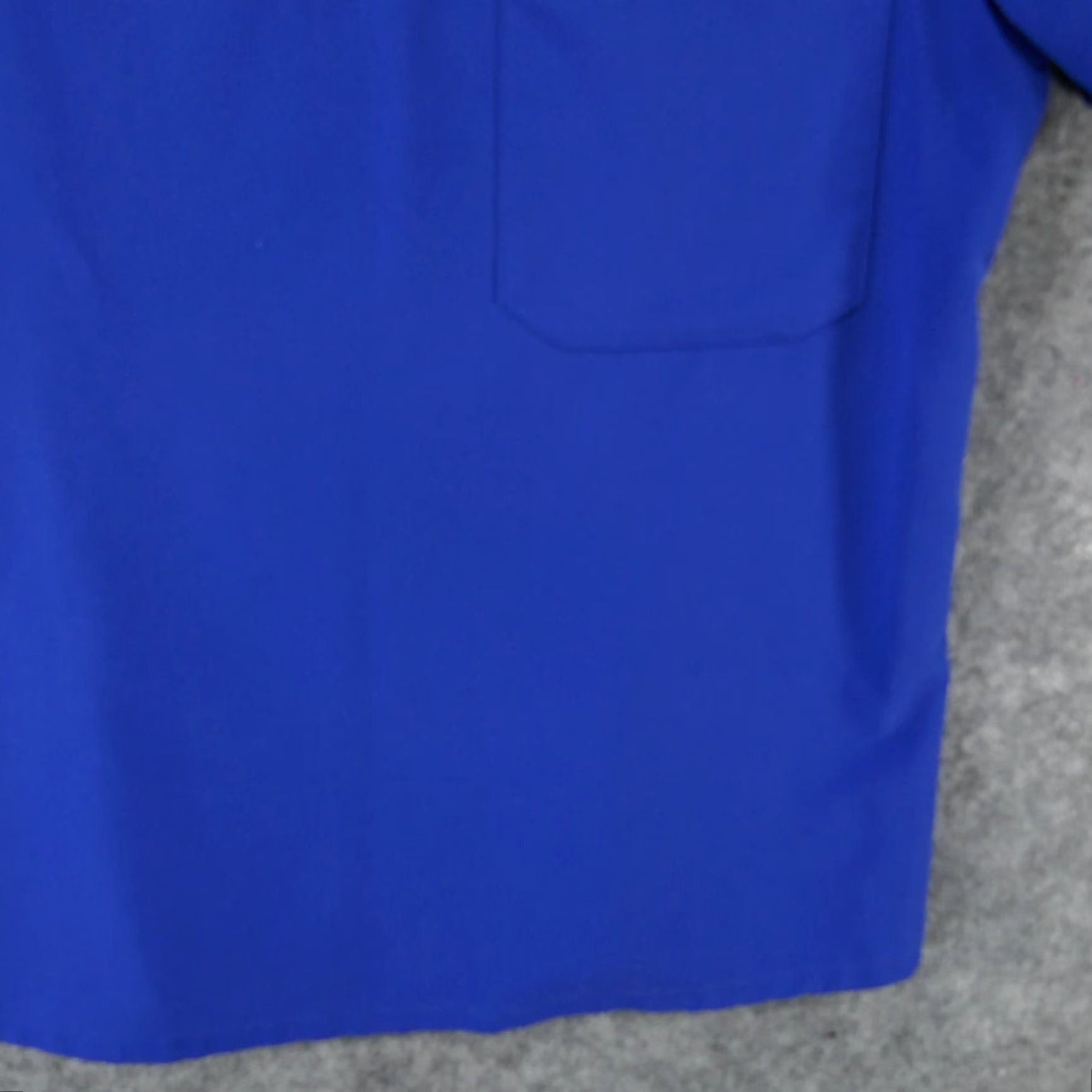 Vintage Figs Scrub Top Womens Medium Short Sleeve Blue w Pockets Size M / US 6-8 / IT 42-44 - 5 Thumbnail