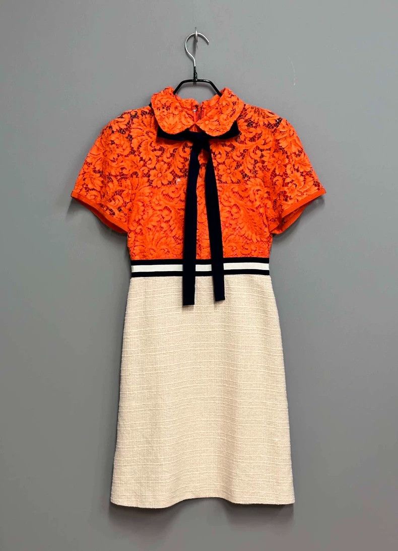 Gucci Gucci Lace stitching dress 2506-Nextarrow Size XS / US 0-2 / IT 36-38 - 1 Thumbnail