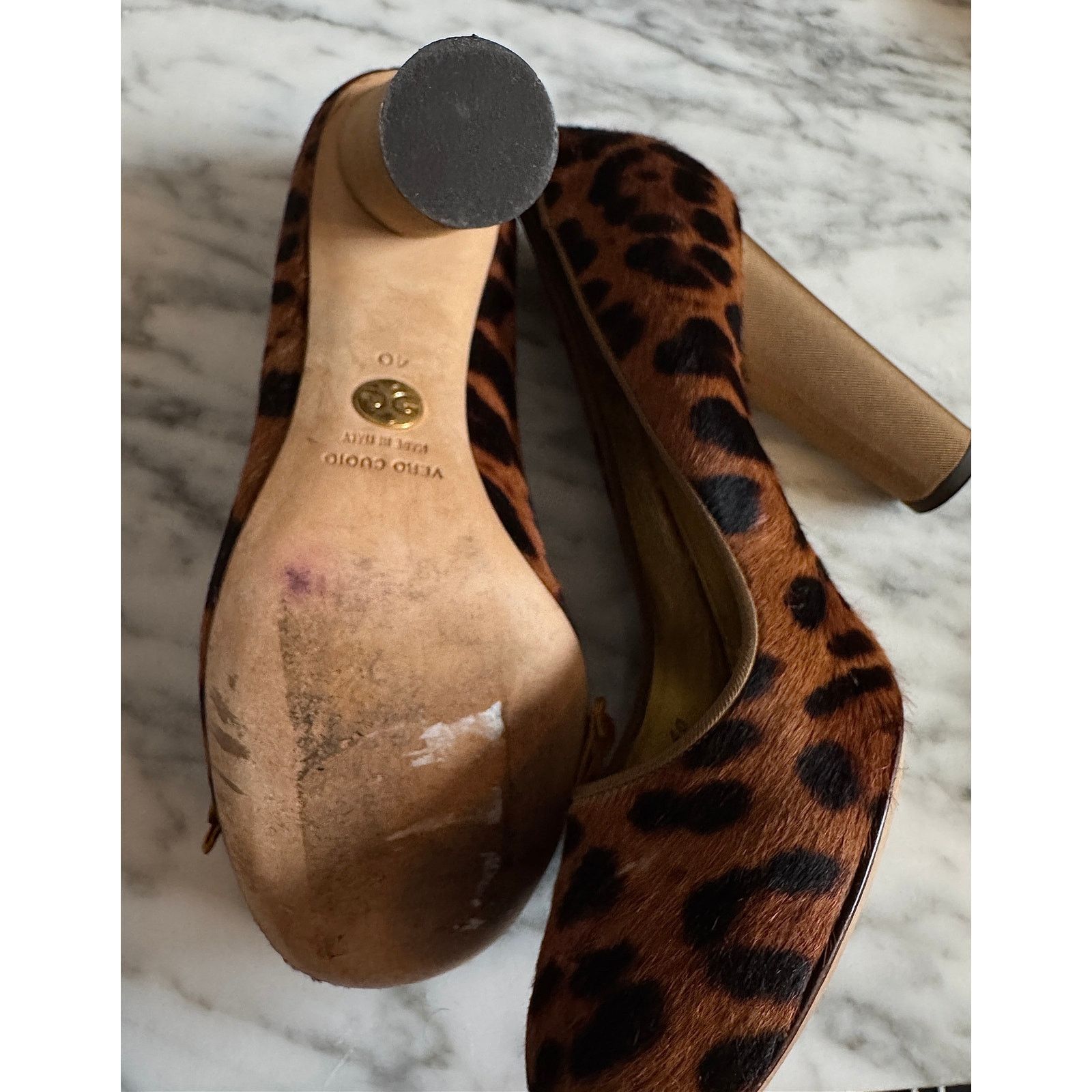Dolce & Gabbana Dolce & Gabbana Leopard print ponyhair pump Size US 8.5 / IT 38.5 - 4 Thumbnail