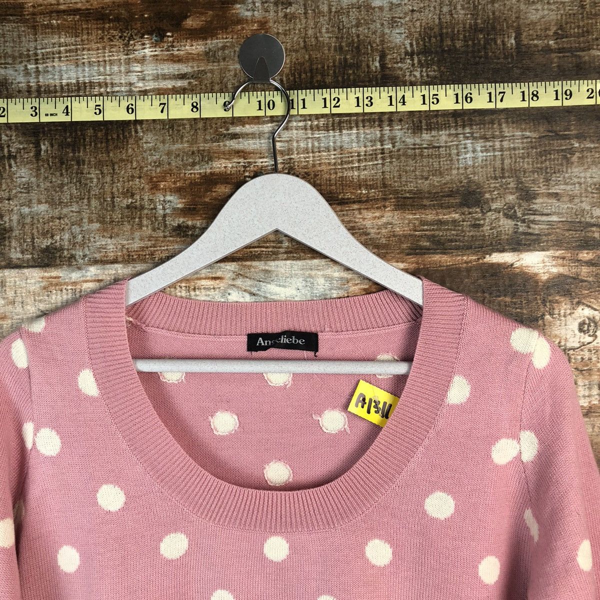 Homespun Knitwear × Japanese Brand Angeliebe Pink Knitwear #A1311 Size S / US 4 / IT 40 - 4 Thumbnail
