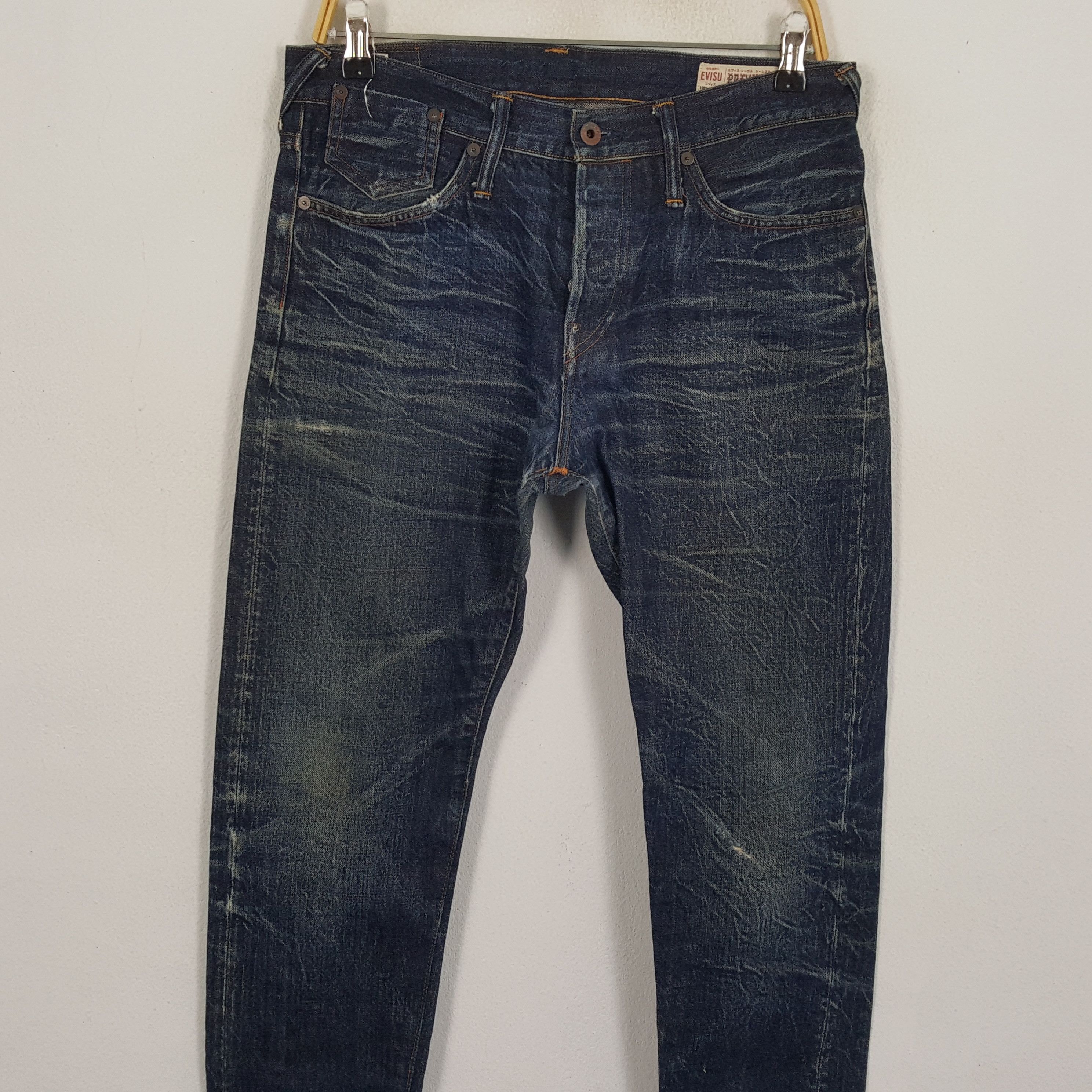 Evisu × Japanese Brand × Vintage Vintage EVISU Japanese Brand Daicock Custom Style Jeans Size US 31 - 5 Thumbnail