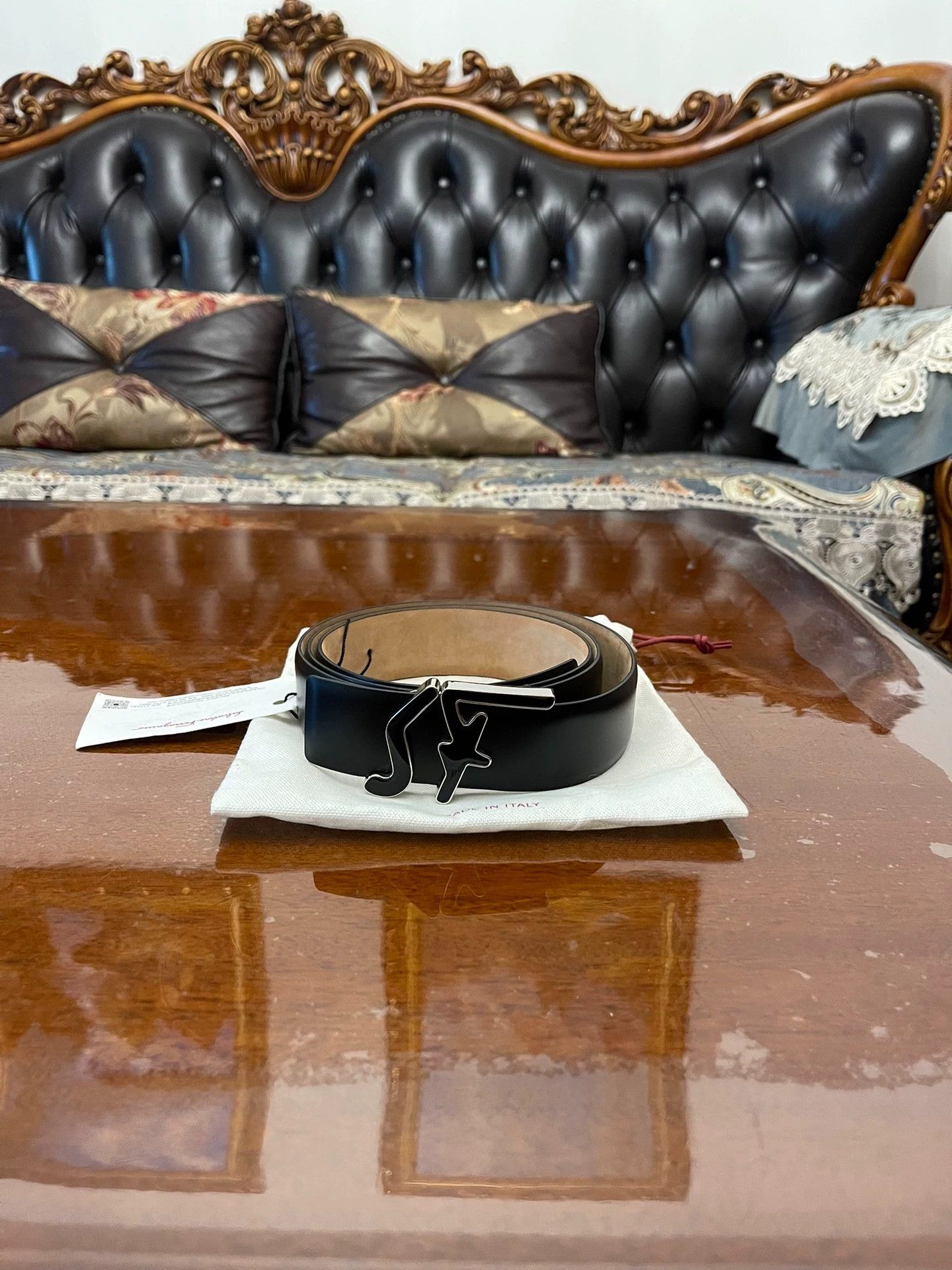 Salvatore Ferragamo Ferragamo 115 Genuine Leather Belt New Unused Dustbag Size ONE SIZE - 1 Thumbnail