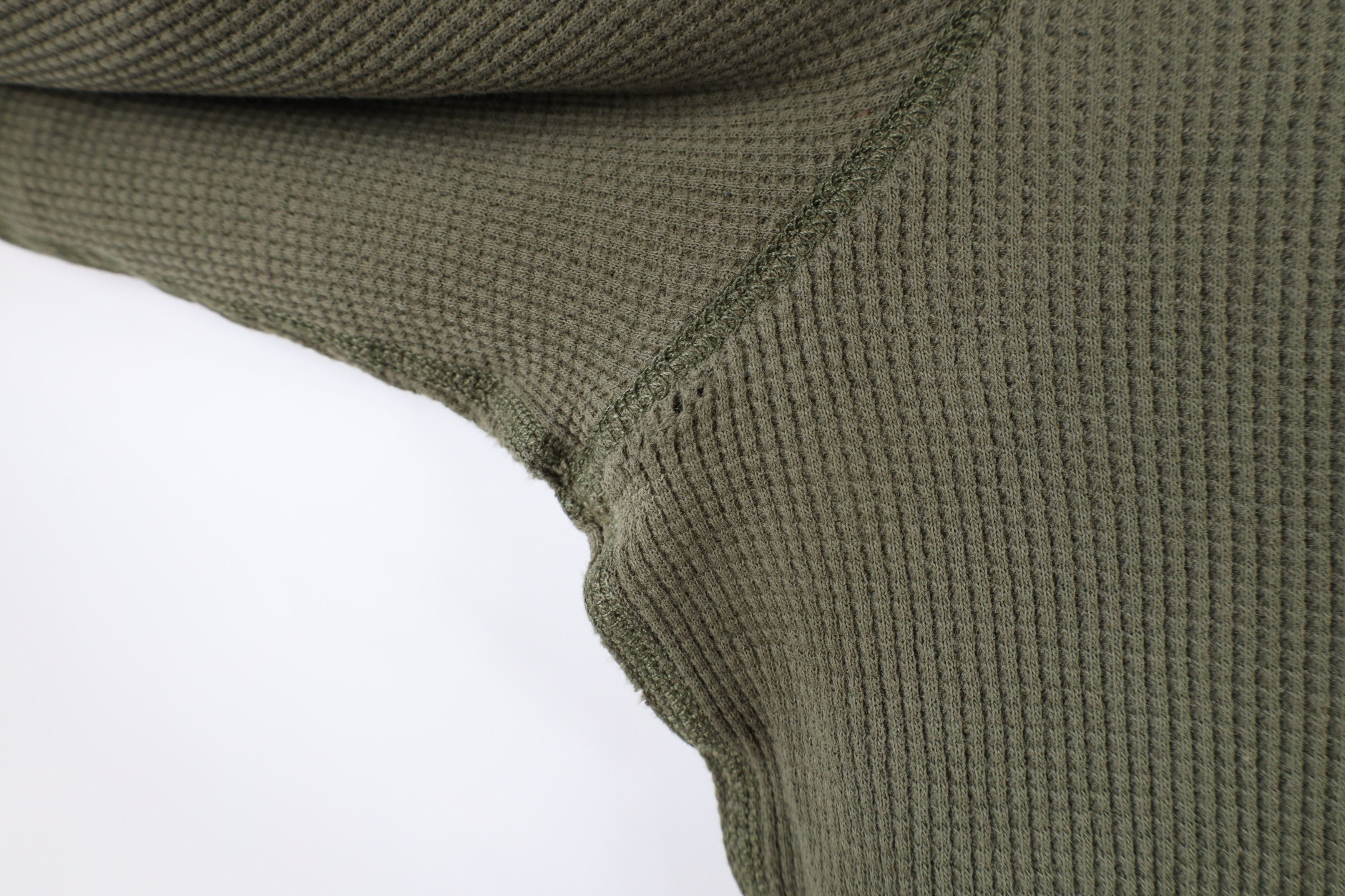 Abercrombie & Fitch × Vintage Vintage Abercrombie & Fitch Waffle Knit Long Sleeve T-Shirt Size US XL / EU 56 / 4 - 11 Thumbnail