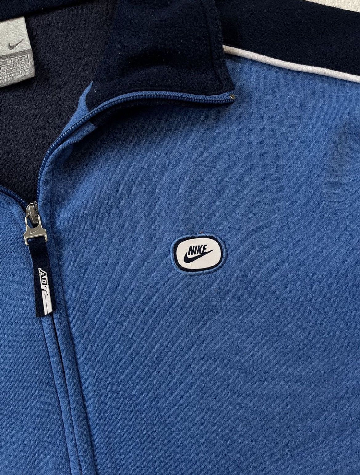 Nike × Vintage 90s Nike Retro Logo Vintage Y2K Track Jacket Size US L / EU 52-54 / 3 - 2 Thumbnail
