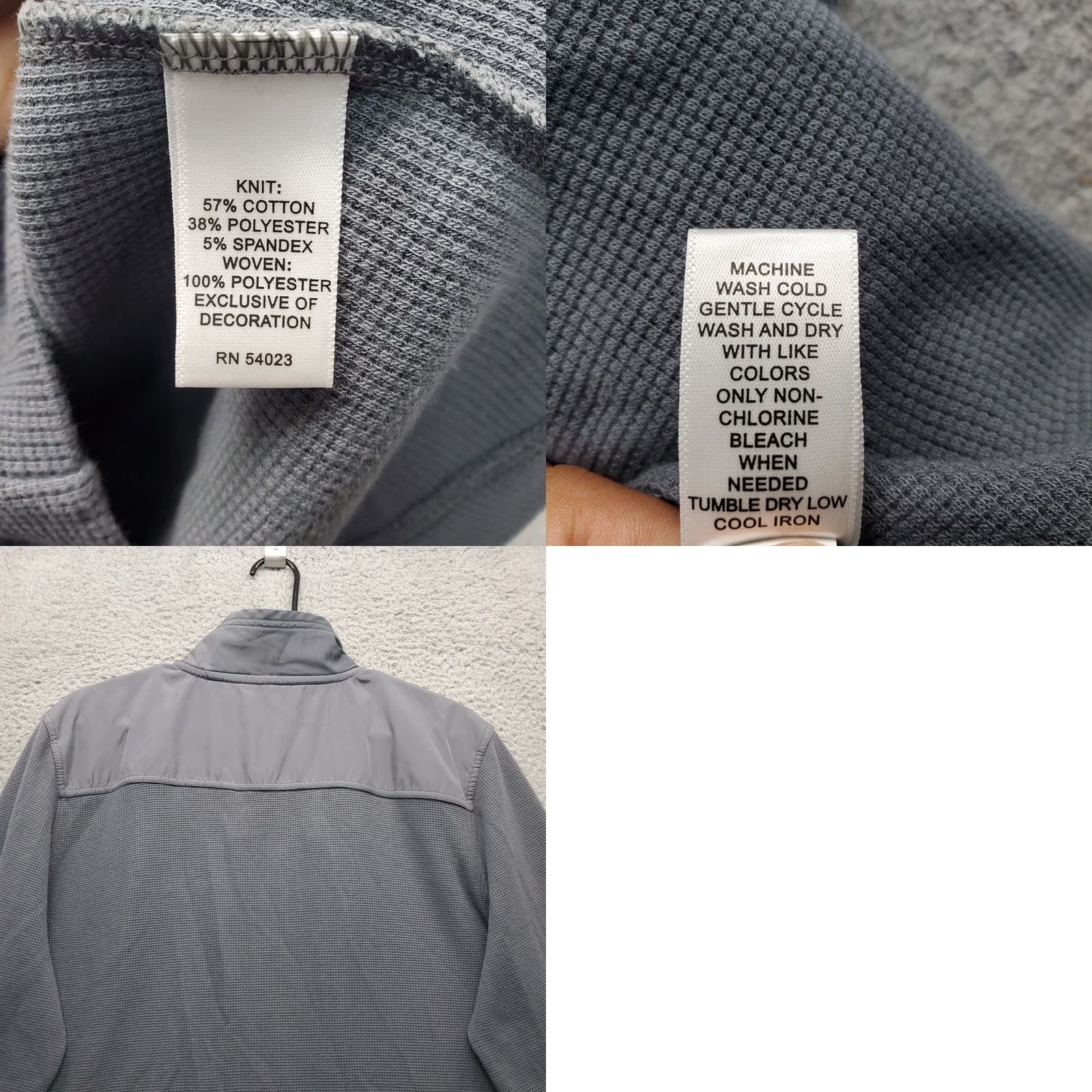 Banana Republic Banana Republic Mens Golf Sweatshirt Shirt L Gray 1/4 Zip Raglan Mock Neck Performance Athletic Size US L / EU 52-54 / 3 - 8 Thumbnail