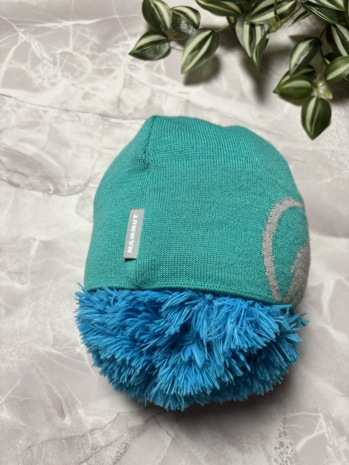 Mammut Mammut Tweak Beanie Hat Wool Blend Turquoise Unisex One Size Size ONE SIZE - 6 Thumbnail