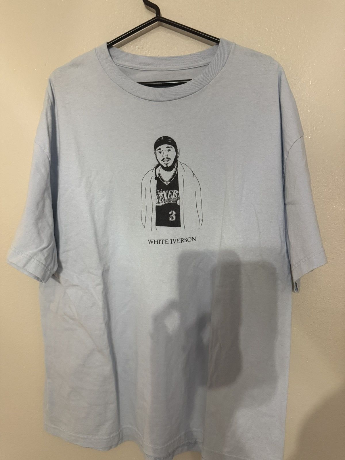 Rap Tees × Superrradical Superrradical white iverson Post Malone Tee XXL Size US XXL / EU 58 / 5 - 1 Thumbnail