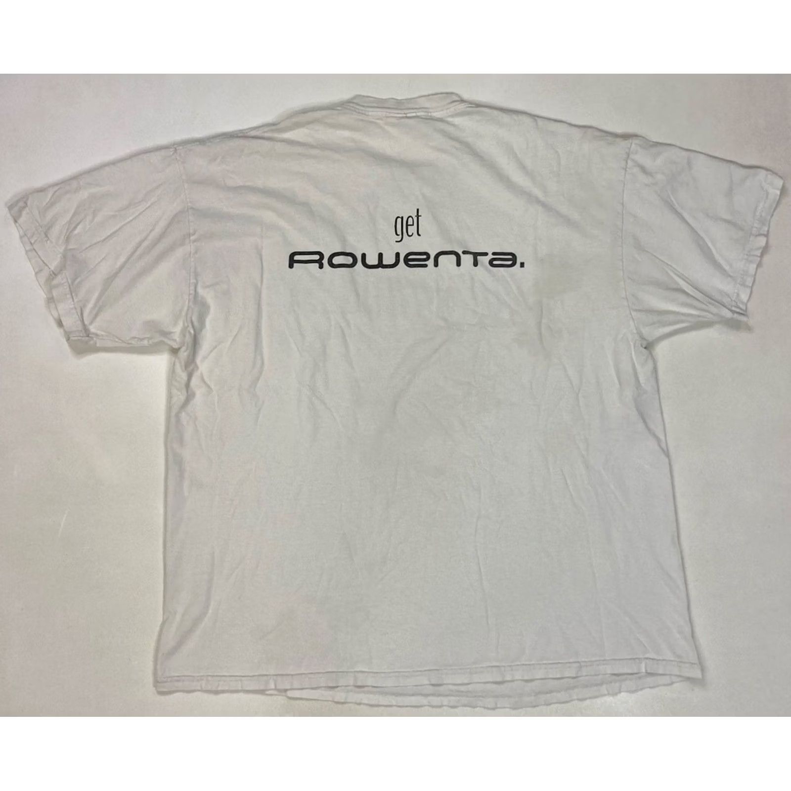 Hanes VINTAGE Rowenta Graphic Print T-shirt Men XL White Short Sleeve Hanes Logo Crew Neck Size US XL / EU 56 / 4 - 6 Thumbnail