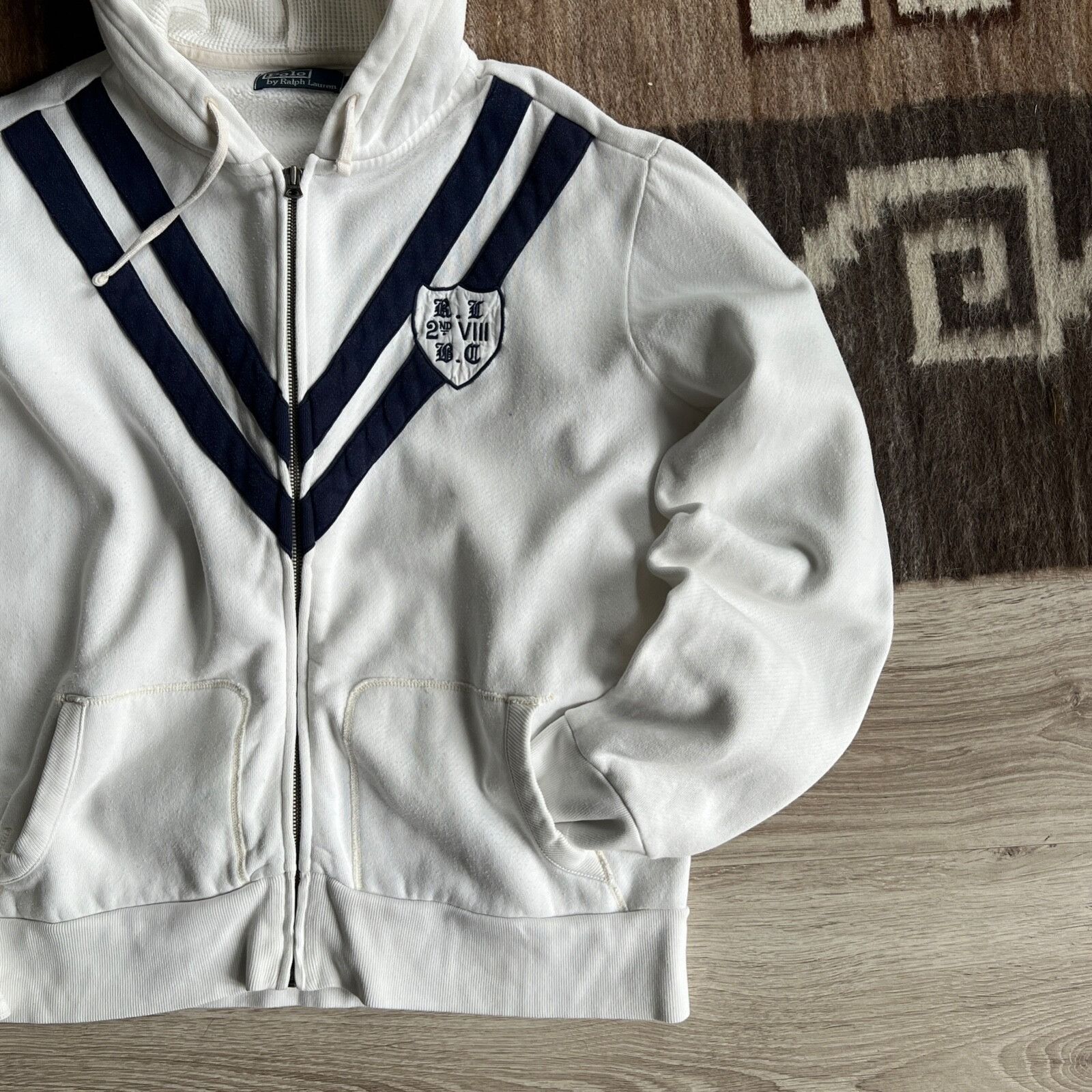 Polo Ralph Lauren Polo Ralph Lauren Vintage Cotton Full Zip Hoodie 8959AC Size US L / EU 52-54 / 3 - 5 Thumbnail