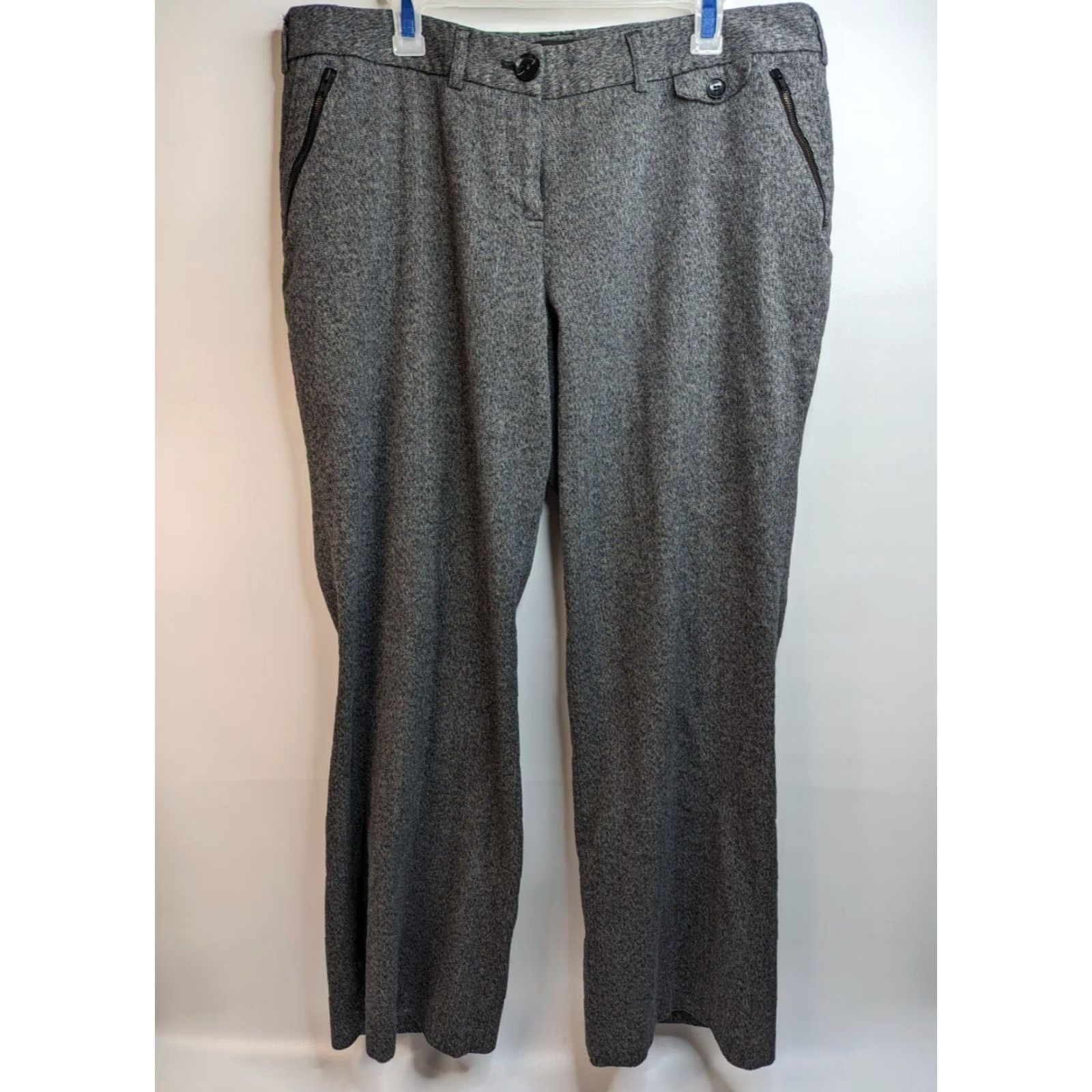 Vintage LANE BRYANT Charcoal Gray High Rise Women's 16 Casual Pant Tapered Waist 38 in Inseam 30 in Size 38" / US 16 / IT 52 - 2 Thumbnail
