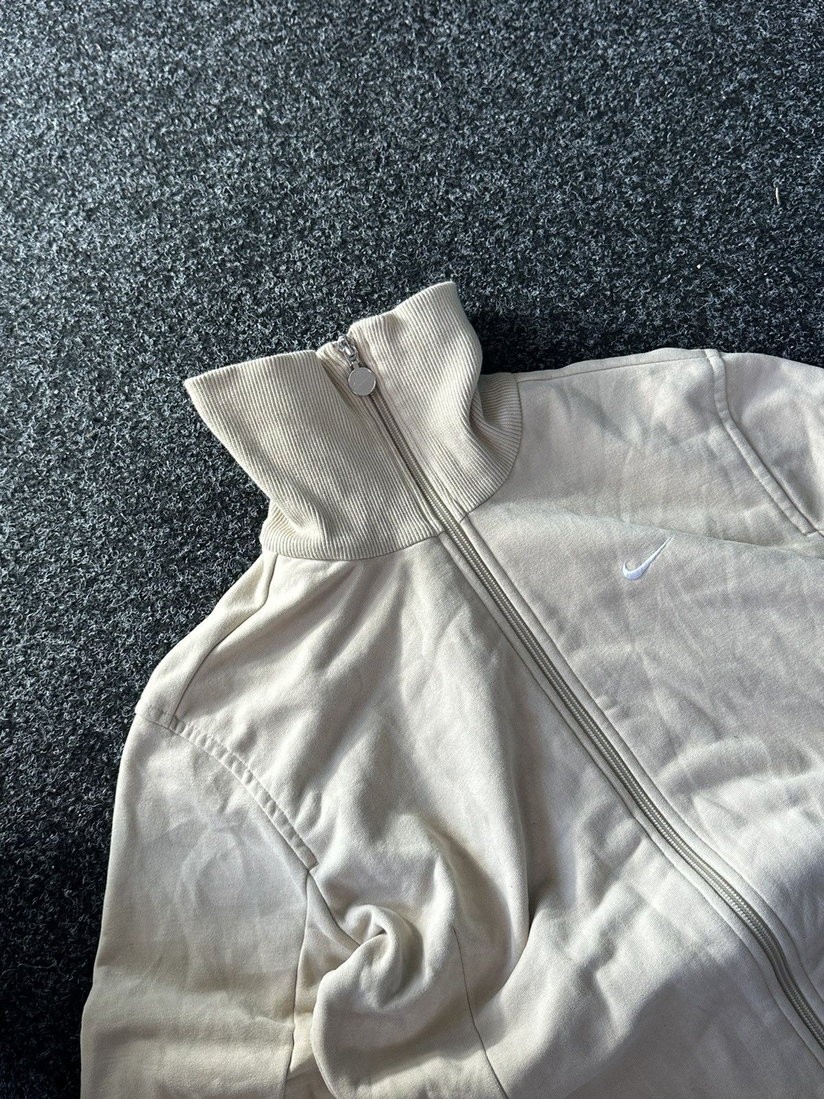 Nike × Vintage 🚨Nike Y2K beige Zip Up Hoodie Rare Vintage Skategang unisex Size US M / EU 48-50 / 2 - 12 Thumbnail