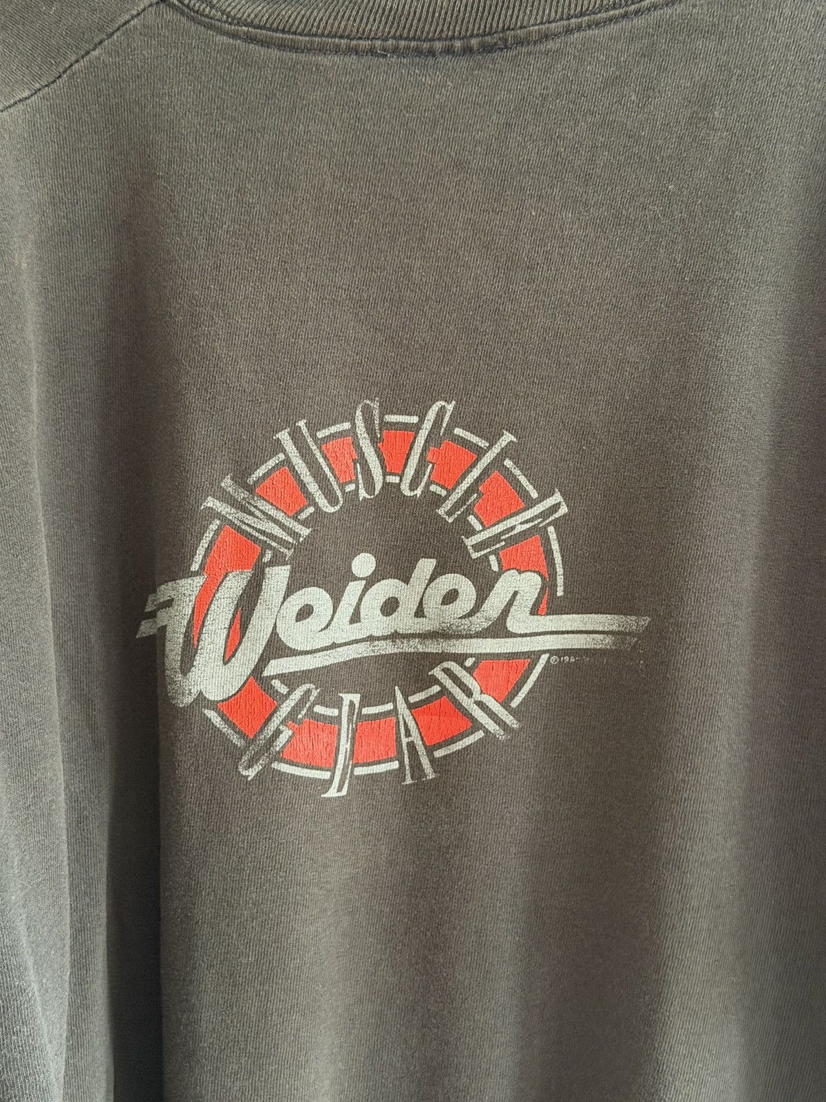 Vintage *RARE* VINTAGE 1990 WEIDER GEAR GYM FADED TEE BODYBUILDING Size US XL / EU 56 / 4 - 17 Thumbnail