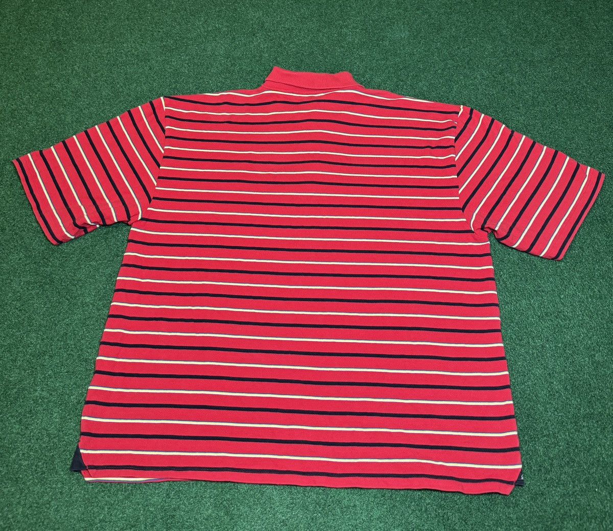 Southpole × Vintage Vintage Y2K Southpole Striped Red Mens 4XL Polo T Shirt Size US XXL / EU 58 / 5 - 4 Thumbnail