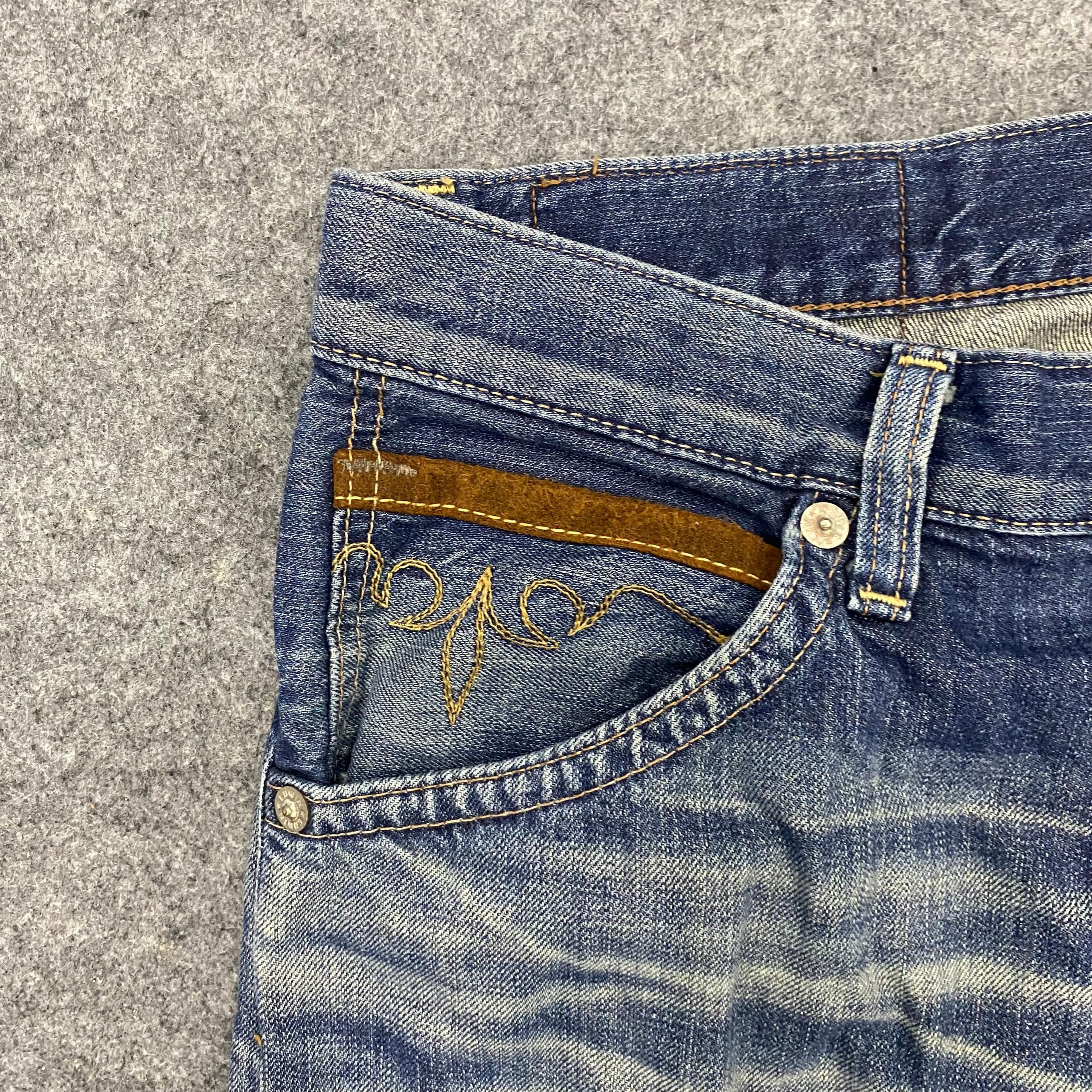Edwin 💥Best Offer💥Edwin Exclusive Vintage Distressed Denim Size US 36 / EU 52 - 9 Thumbnail