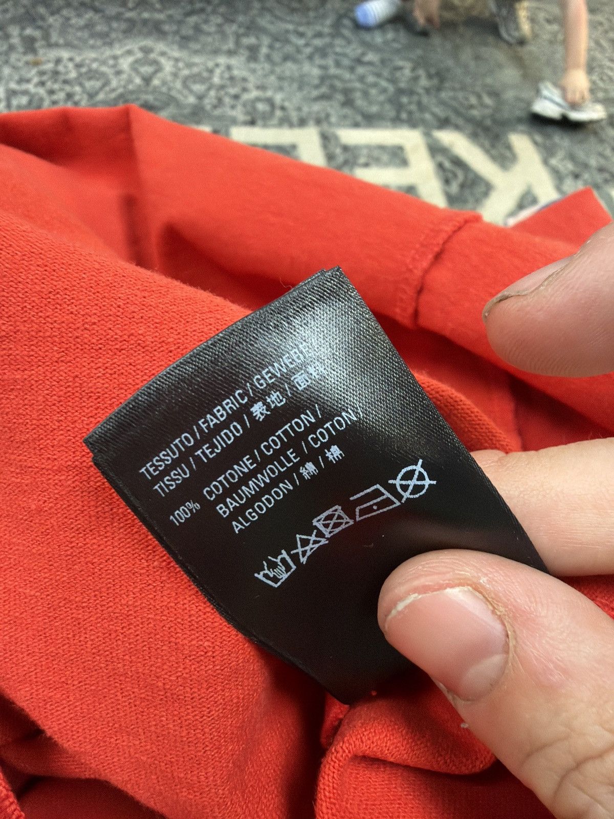 Balenciaga Balenciaga denma name tag t shirt red Size US XS / EU 42 / 0 - 3 Thumbnail