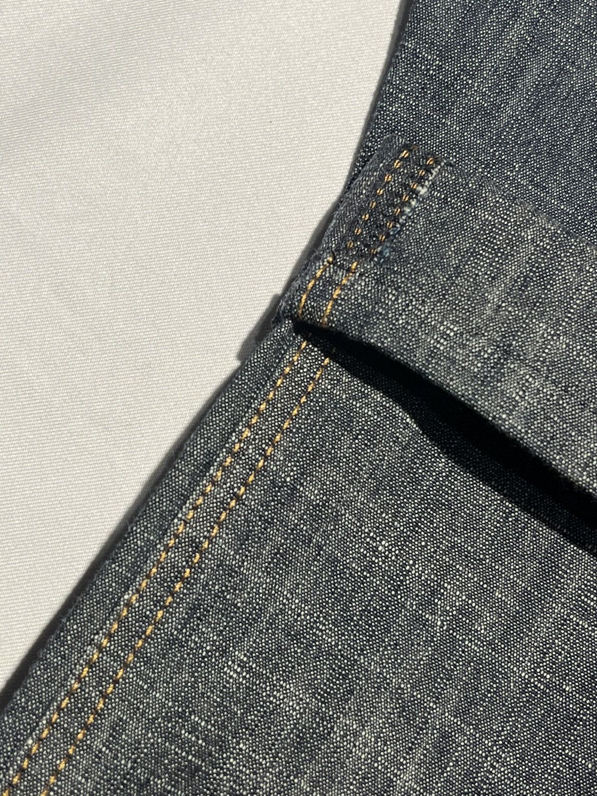 Giorgio Armani Vintage Denim Armani Baggy Jeans Distressed Y2K Style Size US 33 - 7 Thumbnail