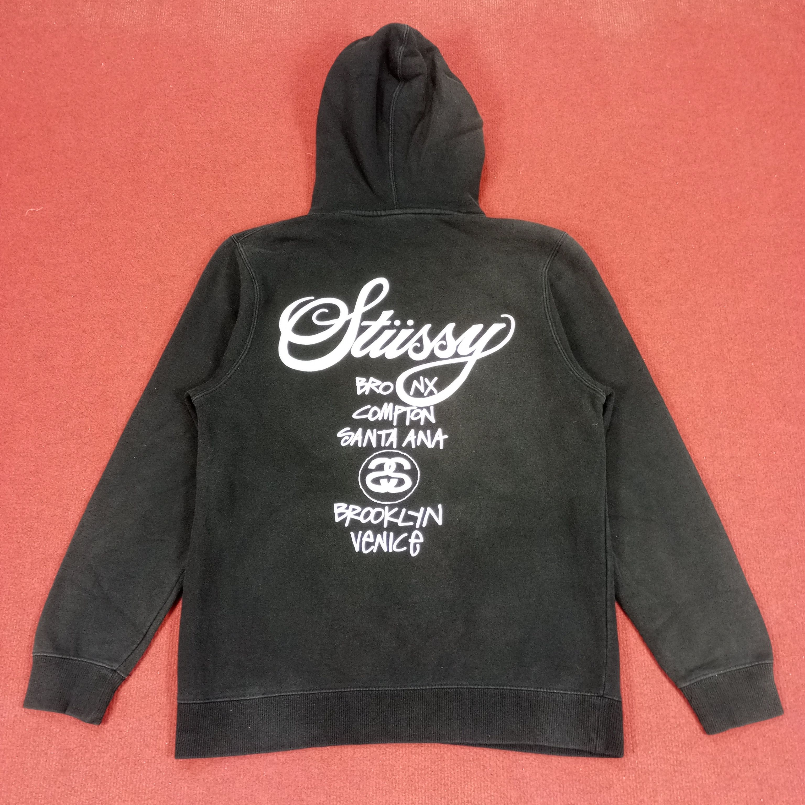 Stussy × Vintage Stussy Streetwear Skateboard Style Hoodies Size US S / EU 44-46 / 1 - 1 Thumbnail