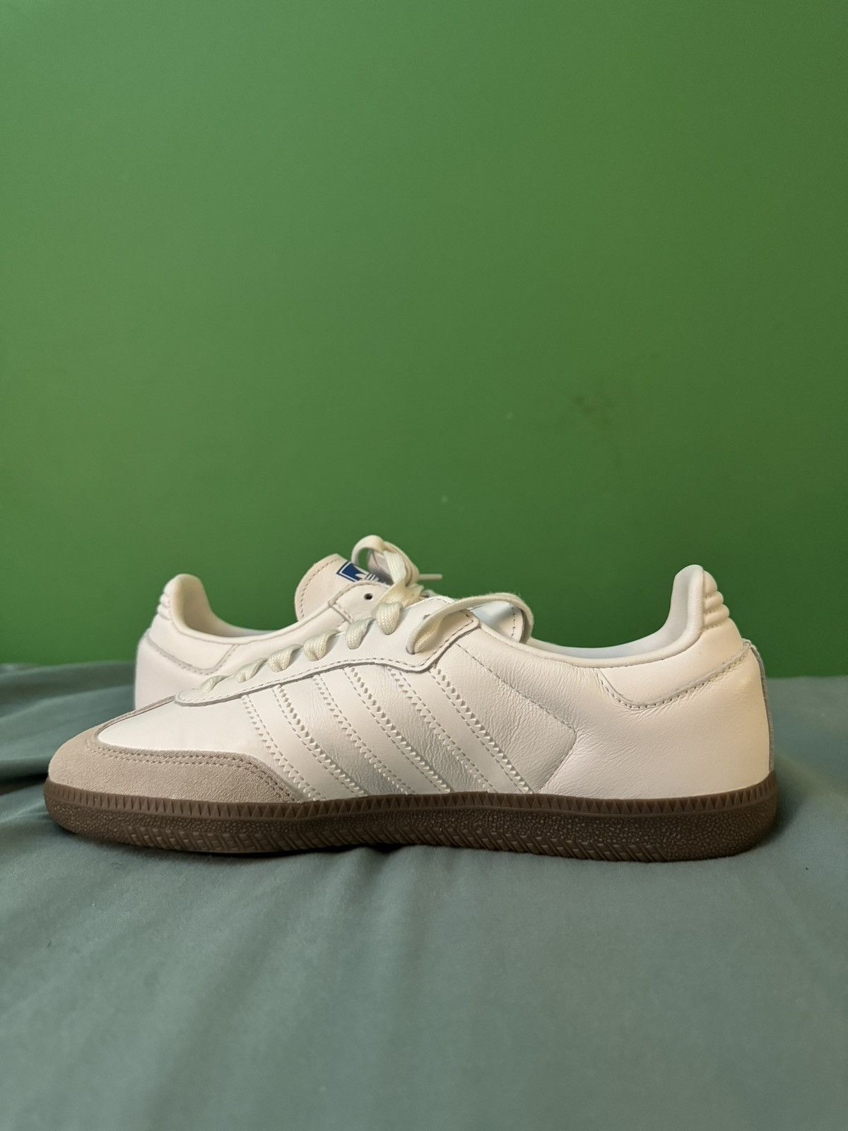 Adidas Adidas Samba Cloud White Blue Gum 2024 Size US 7 / EU 40 - 2 Thumbnail