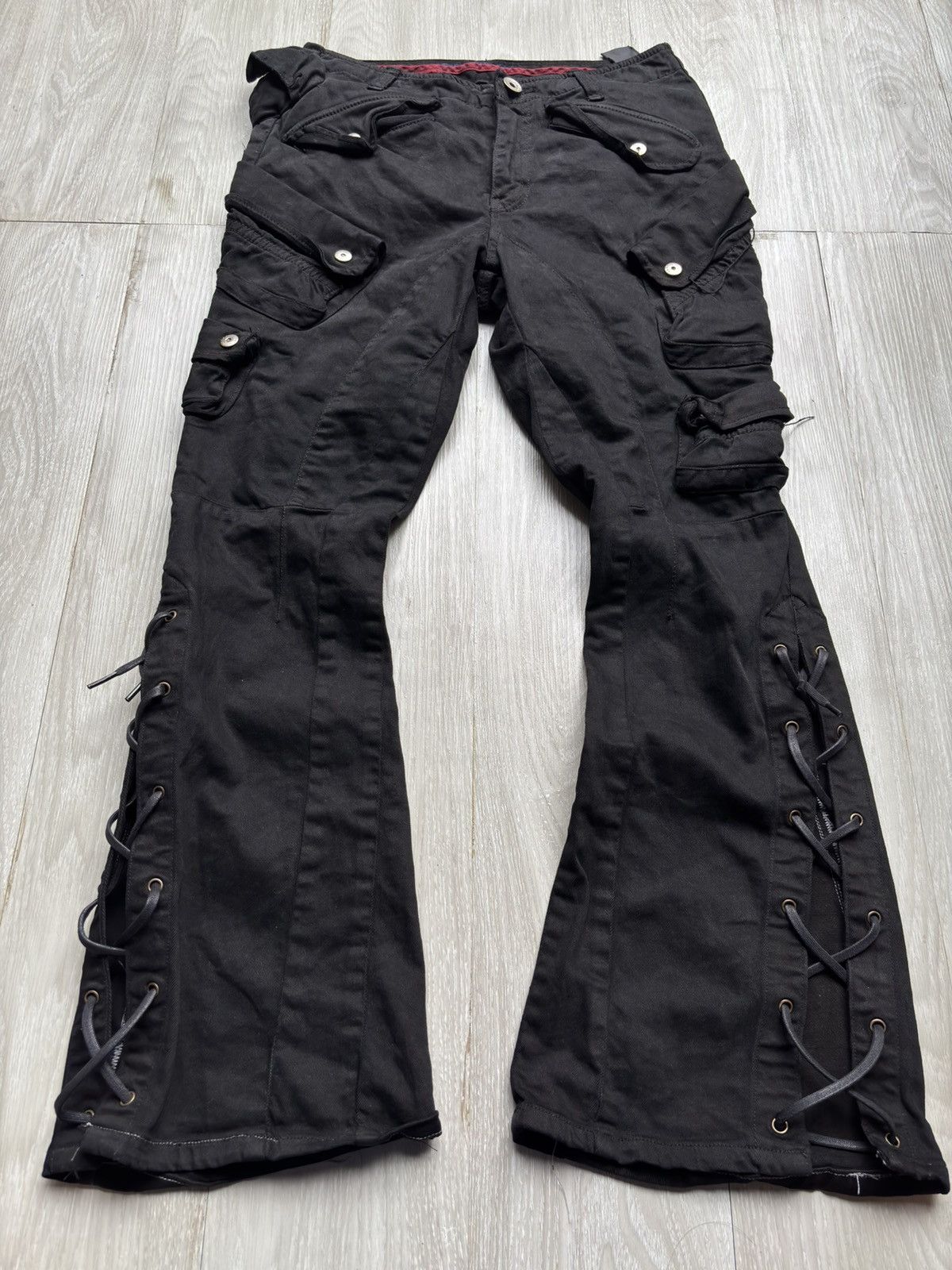 ildf Lace up flare cargo pants not julius