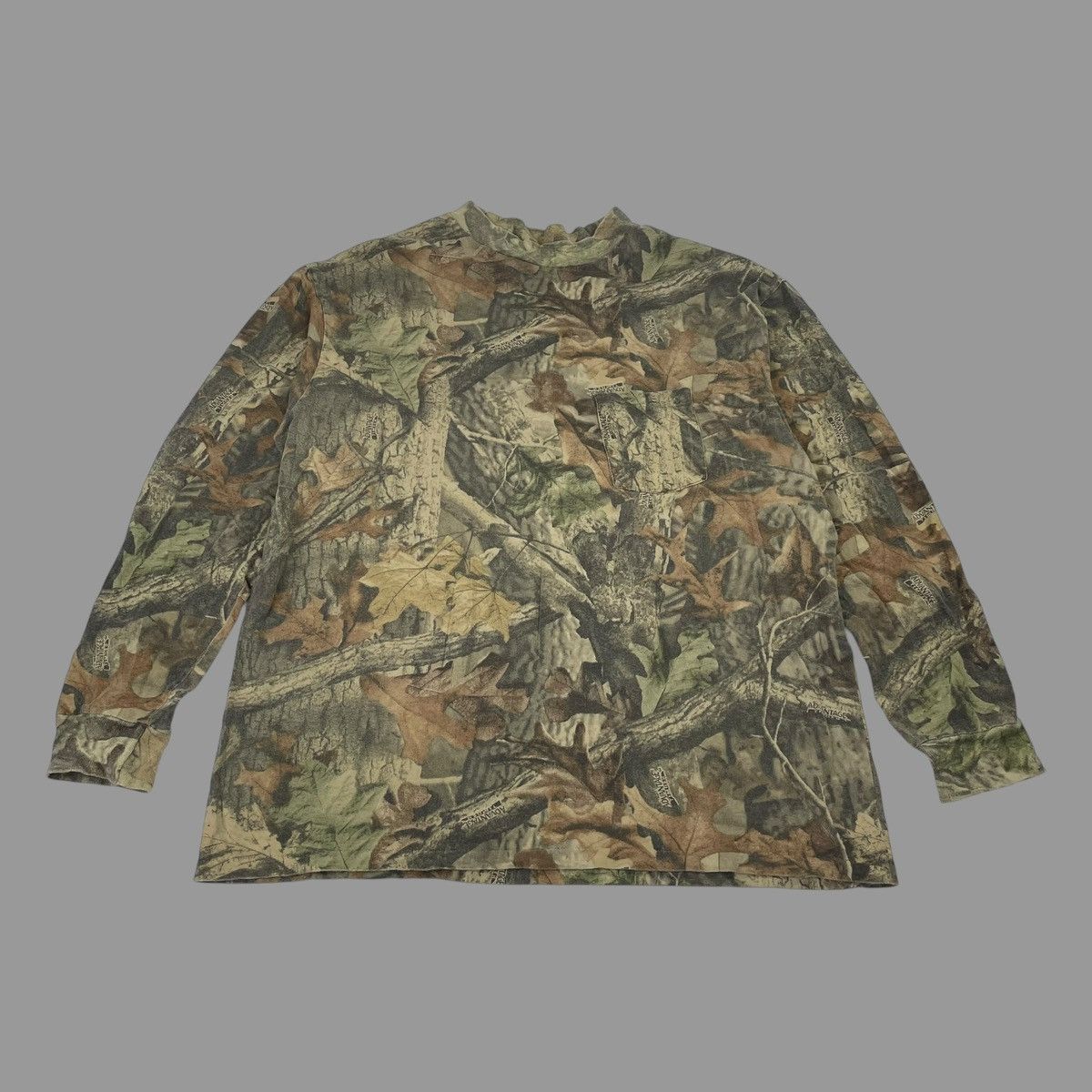 Vintage Vintage 90s single stitch long sleeve camo t shirt Size US XL / EU 56 / 4 - 1 Thumbnail