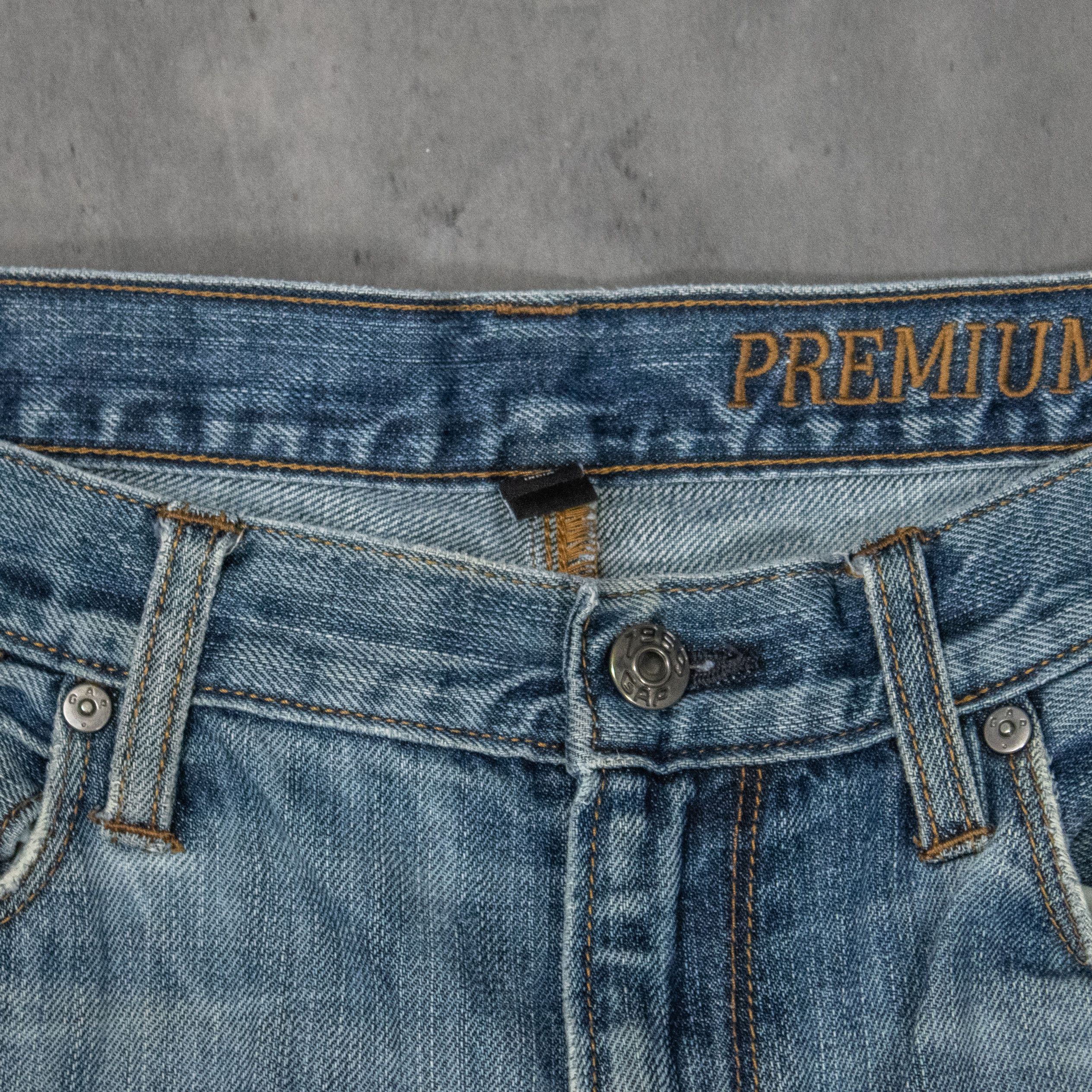 Gap Y2K 00's Straight Fit Baggy Relax Denim Jean's Pant's Size US 34 / EU 50 - 9 Thumbnail