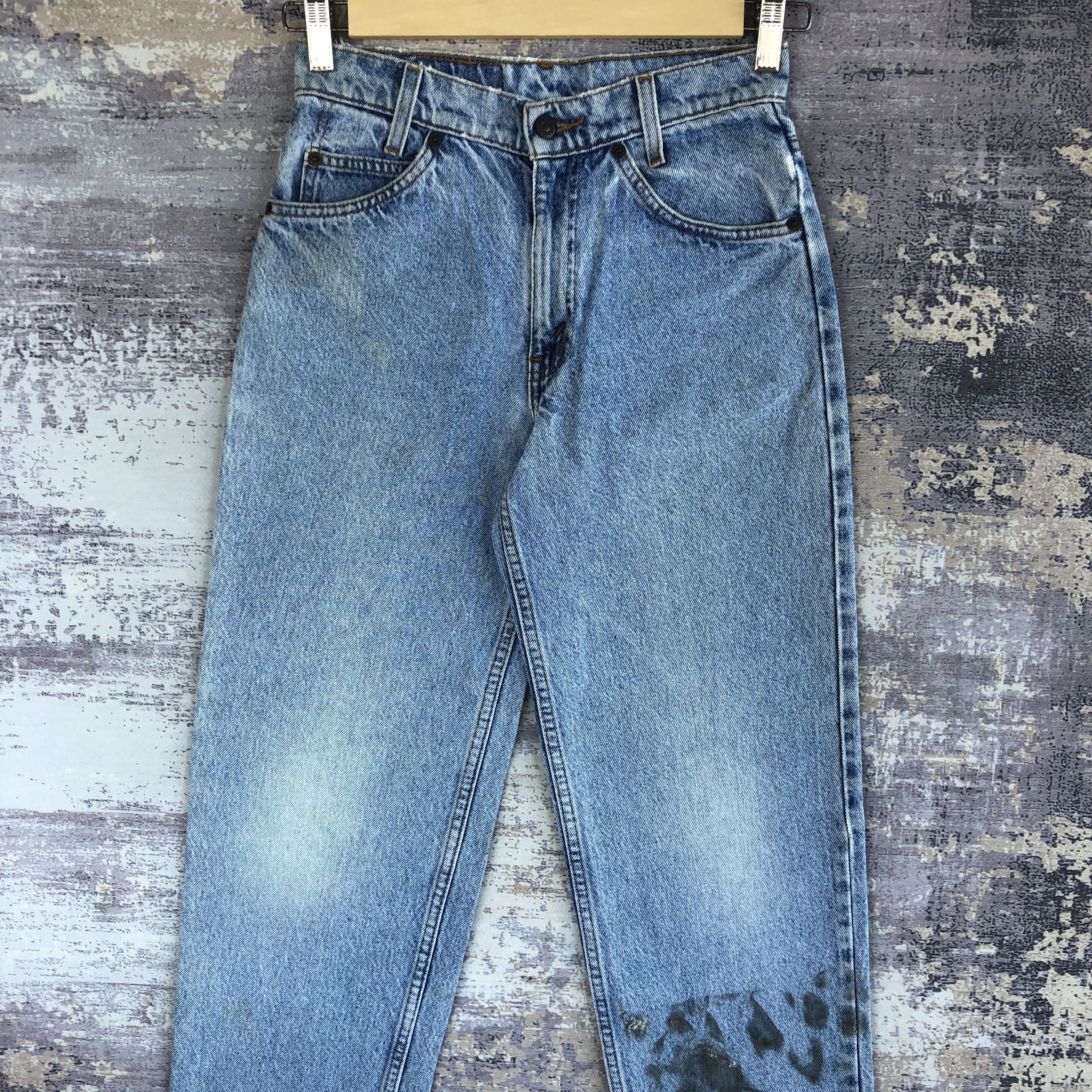 Levi's Vintage Levis Jeans Levi's 550 Sun Faded Light Wash Denim Size 24" / US 00 / IT 34 - 3 Thumbnail