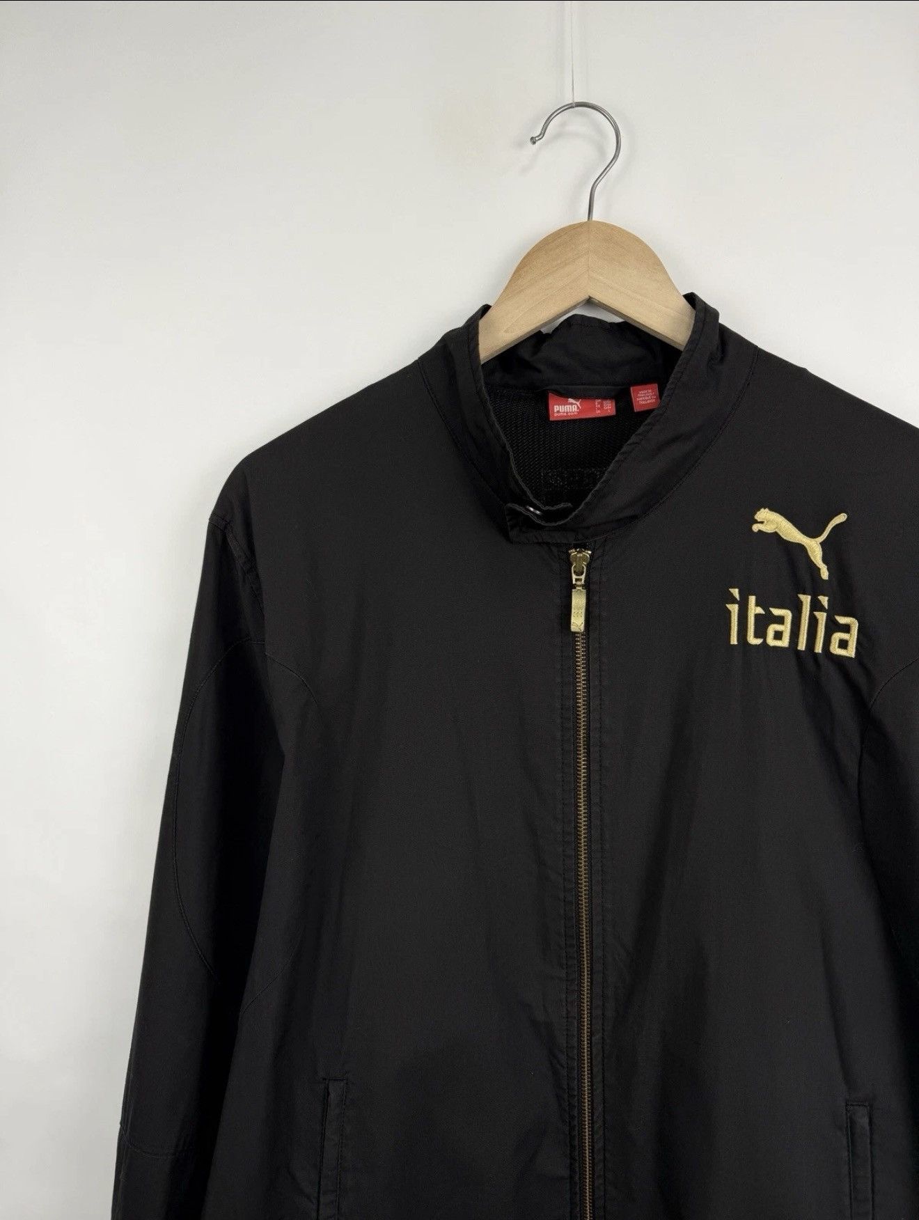Puma 🇮🇹 Vintage Y2K Puma Italy Soccer Jersey Zip Jacket Retro Size US L / EU 52-54 / 3 - 5 Thumbnail