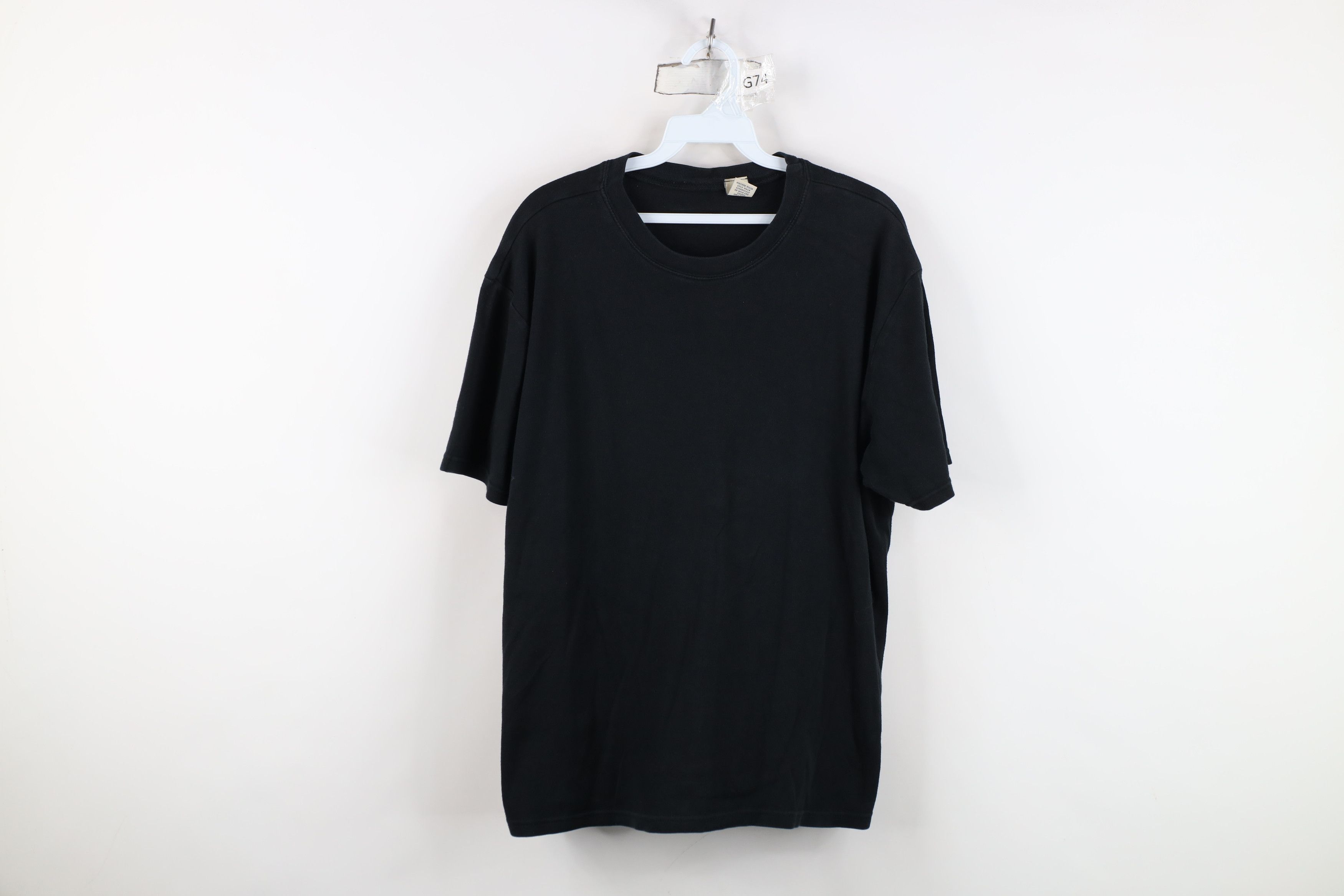 Vintage Vintage 90s Streetwear Cotton Short Sleeve T-Shirt Black Size XL / US 12-14 / IT 48-50 - 1 Thumbnail