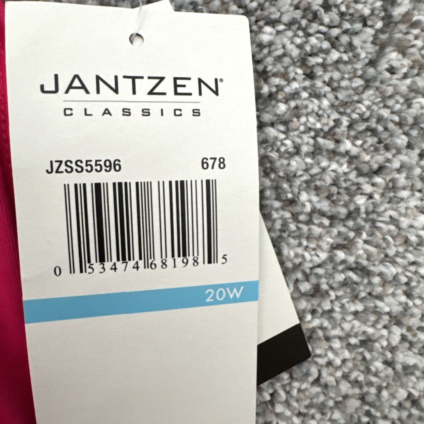 Jantzen Jantzen Swimsuit Women 20W Plus Padded Barbiecore Ruched Halter Chic Retro Beach Pink Size ONE SIZE - 4 Thumbnail