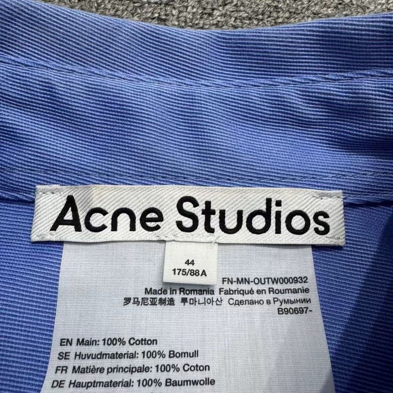 Acne Studios acne studios Cornflower long-sleeved shirt 2504-Nextarrow Size US S / EU 44-46 / 1 - 3 Thumbnail
