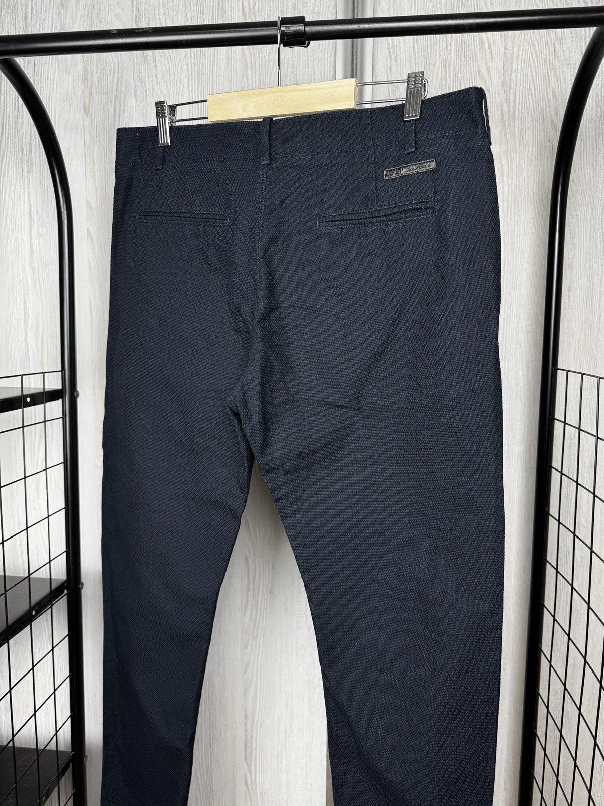 Diesel Black Gold Diesel Black Gold cotton black structured chino pants 48 Size US 34 / EU 50 - 7 Thumbnail