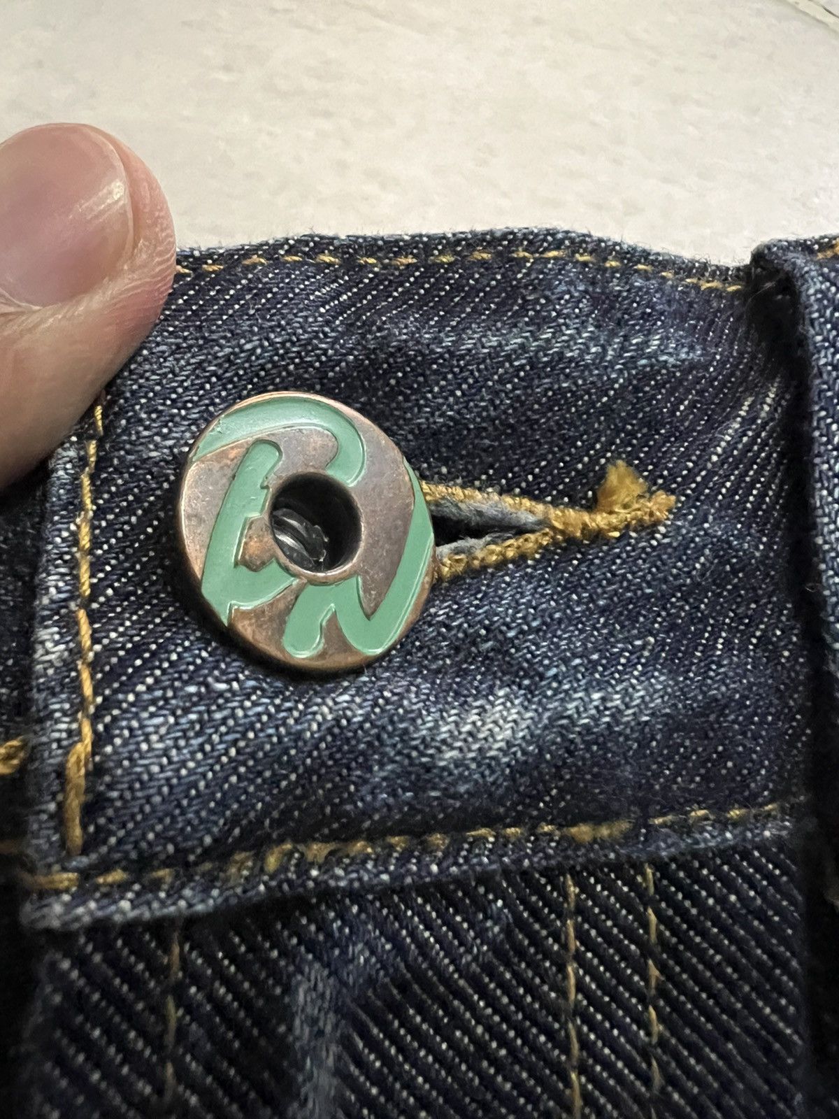 If Six Was Nine × Japanese Brand 🌈90s style Back Number Insane Pocket Punk Jean Size US 31 - 13 Thumbnail
