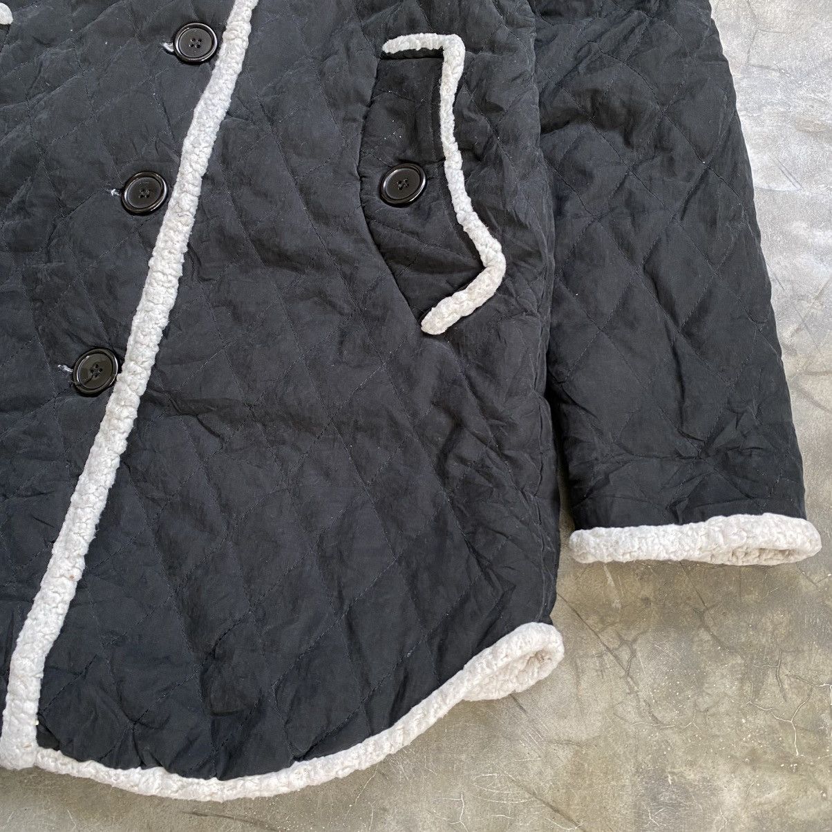 Japanese Brand 2000s Ellei Inner Serpa Black Jacket Size M / US 6-8 / IT 42-44 - 5 Thumbnail