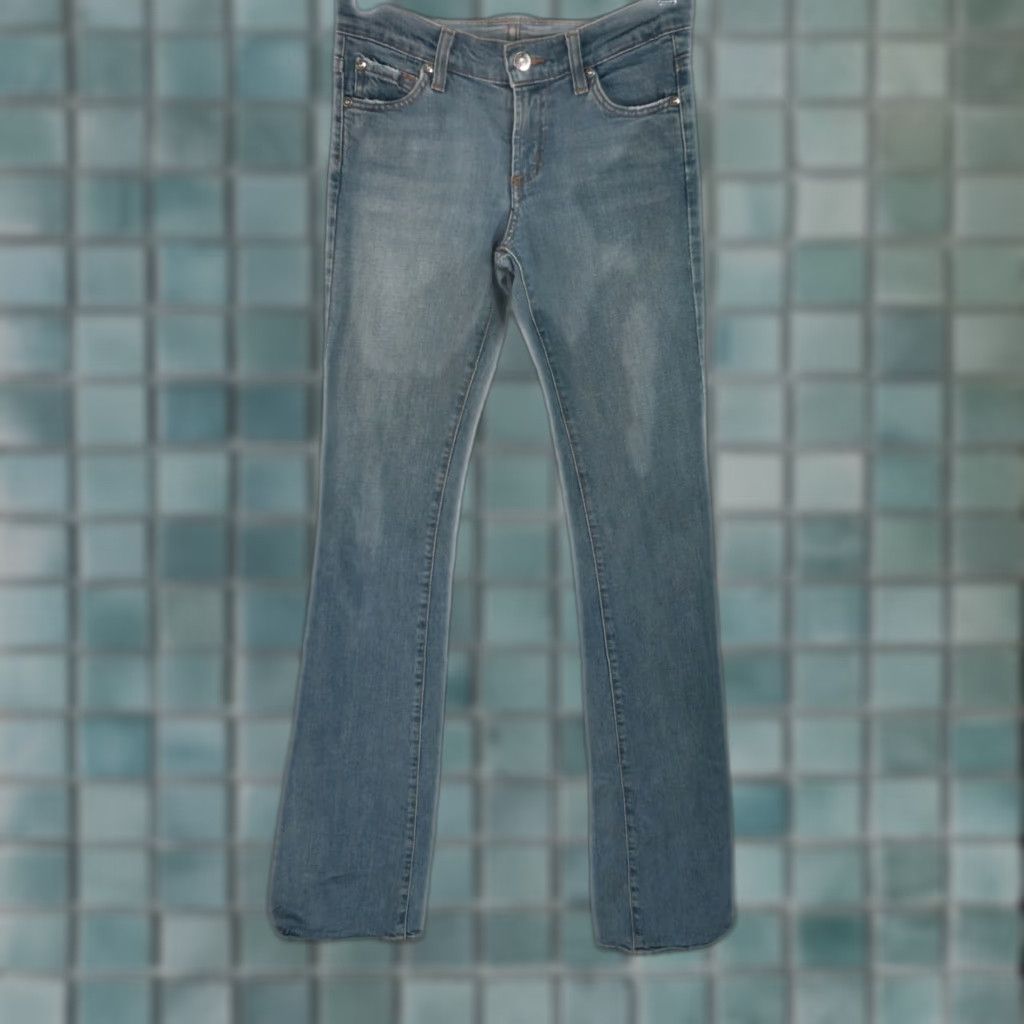 Vintage James Jeans Jeans Women's Size 25 Regular Casual Mid Rise Blue 28X34 Womens Size 42" / US 20 - 1 Thumbnail