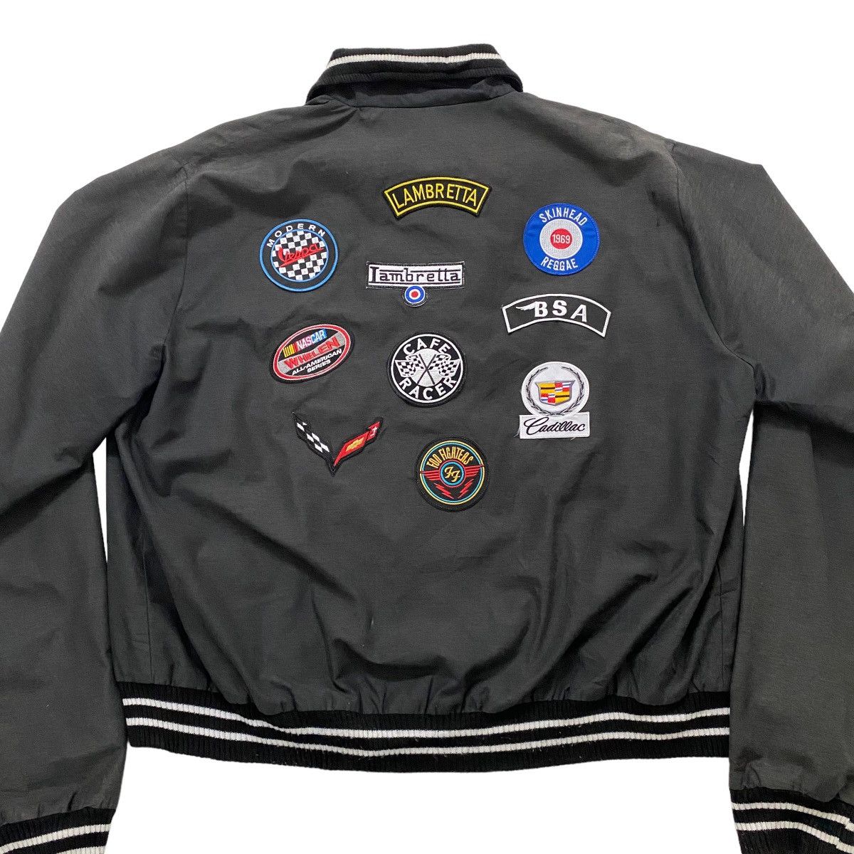 Vintage ☀️Vintage United Kingdom team American classic biker jacket Size US L / EU 52-54 / 3 - 3 Thumbnail