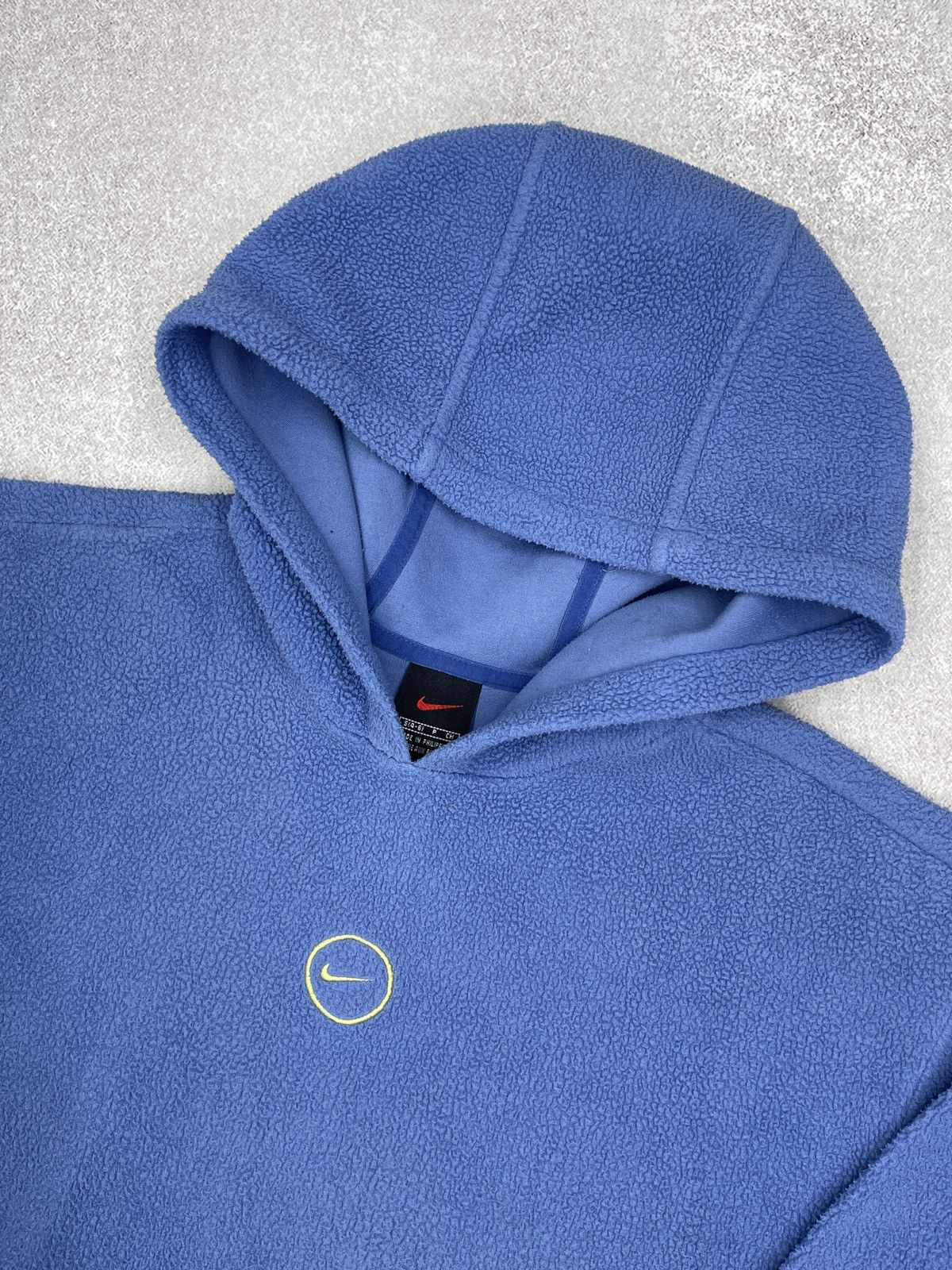 Nike Women Nike Fleece Hoodie Center Logo Blue Teddy ACG TECH Size S / US 4 / IT 40 - 5 Thumbnail